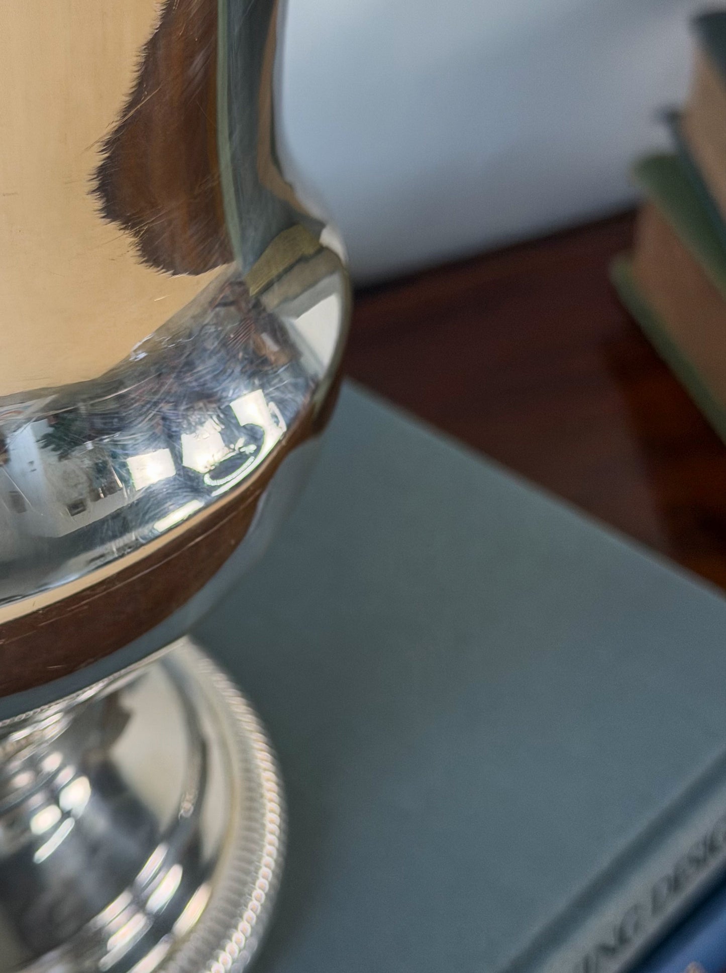 Vintage French Silverplate Pedestal Champagne Cooler