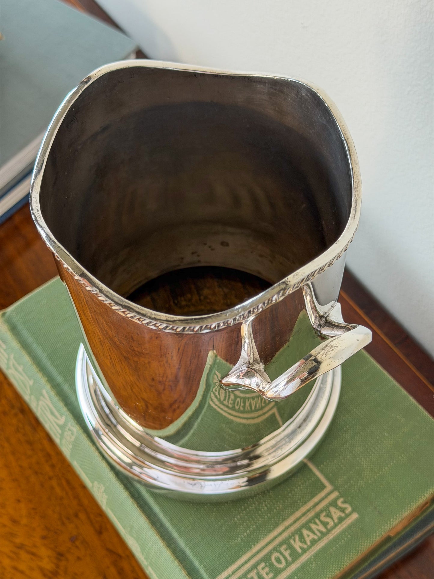 English Silverplate Wine Cooler
