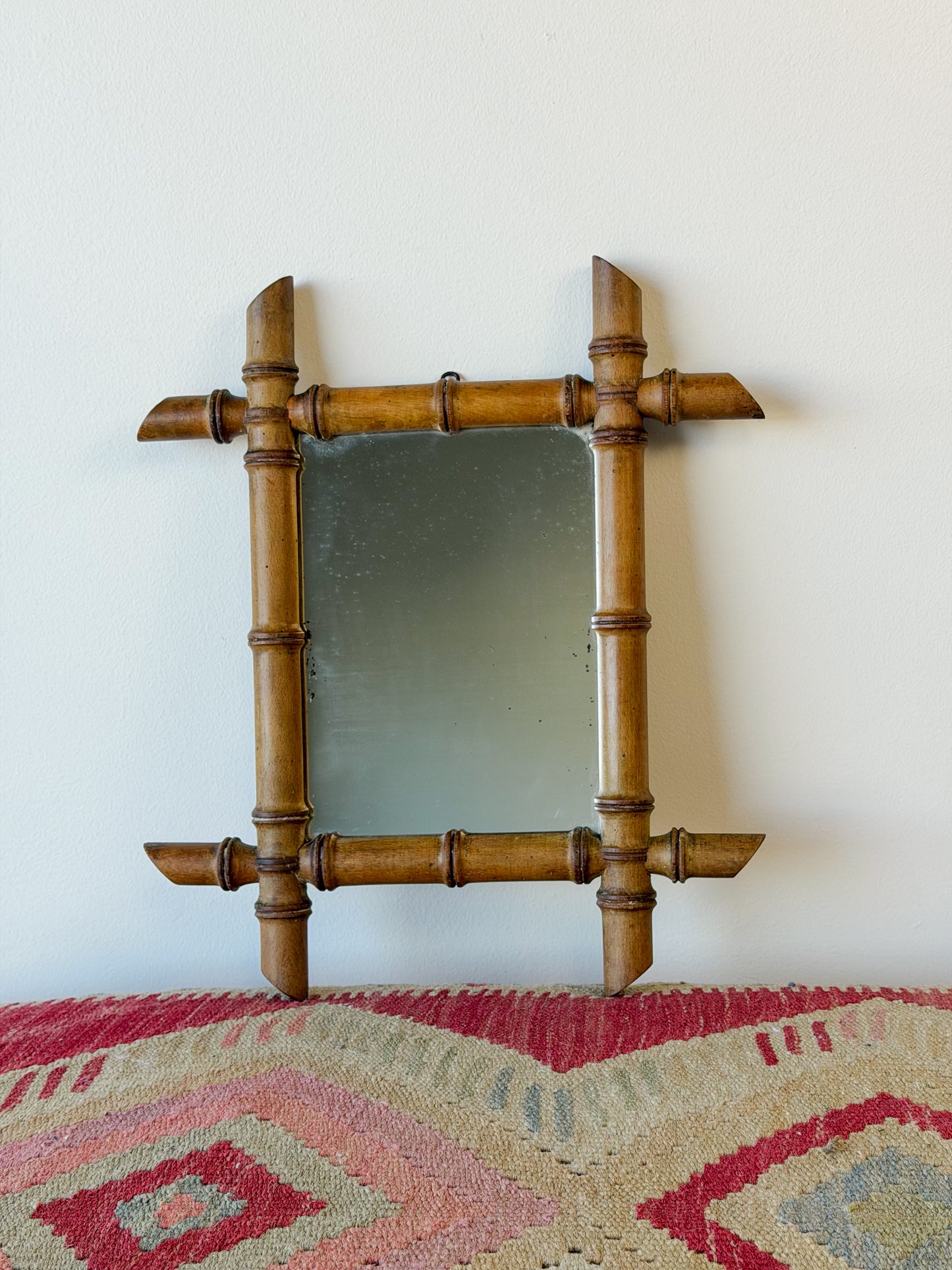 French Faux Bamboo Mirror (No. 1)