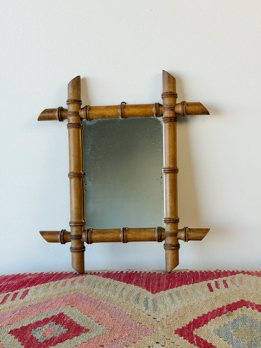 French Faux Bamboo Mirror (No. 1)