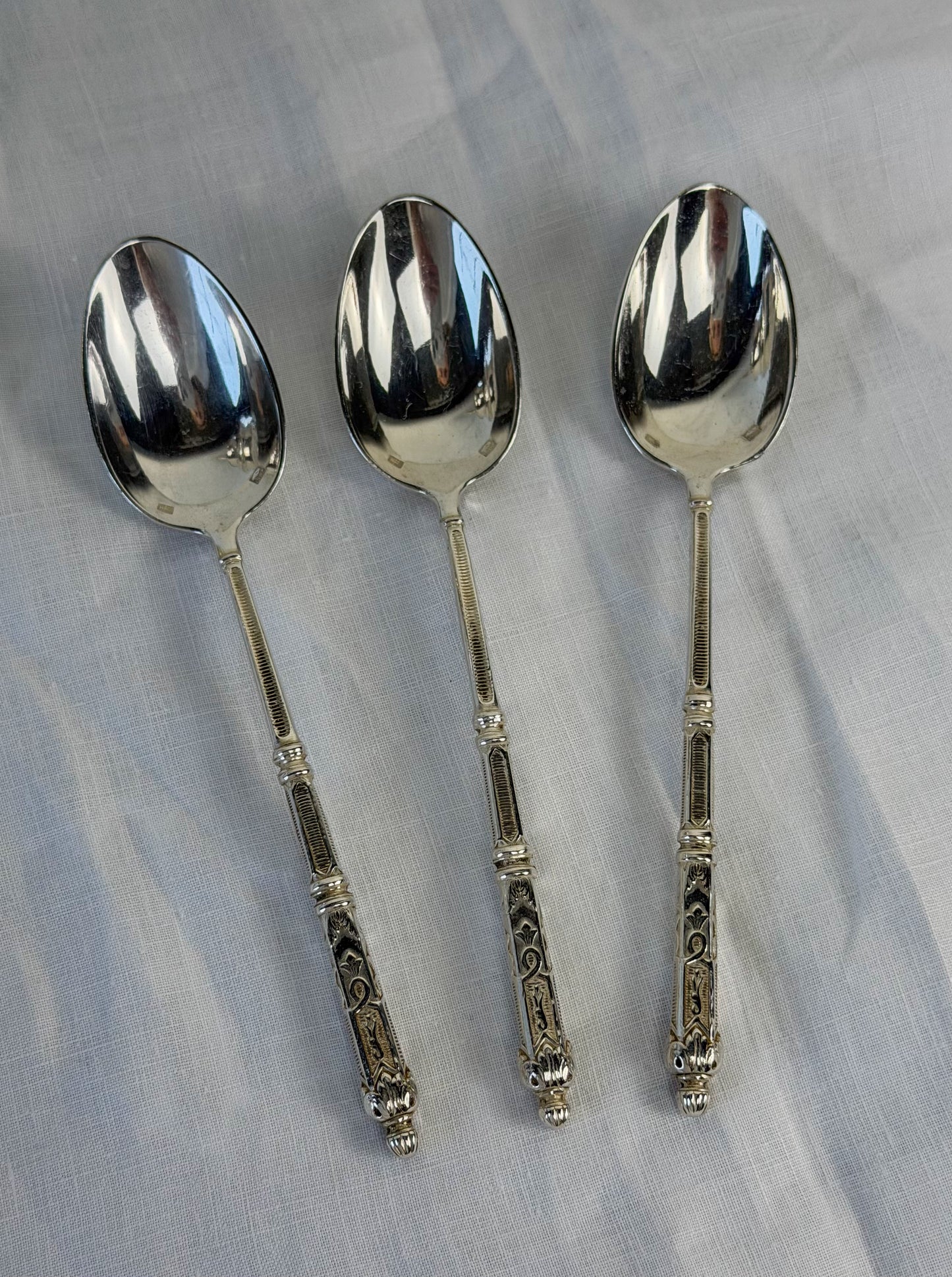 French Silverplate Condiment Spoons & Forks