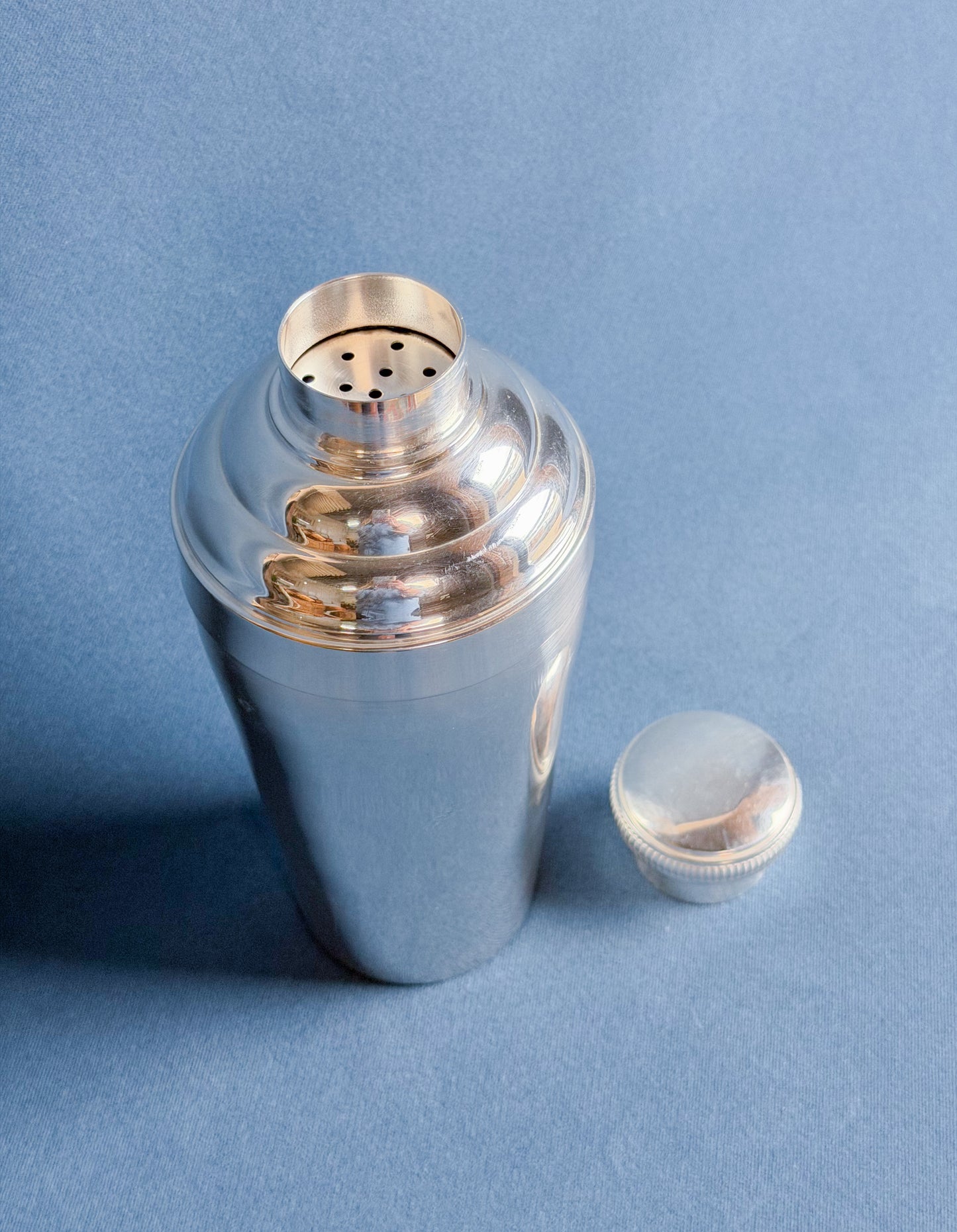 Vintage French Silverplate Cocktail Shaker