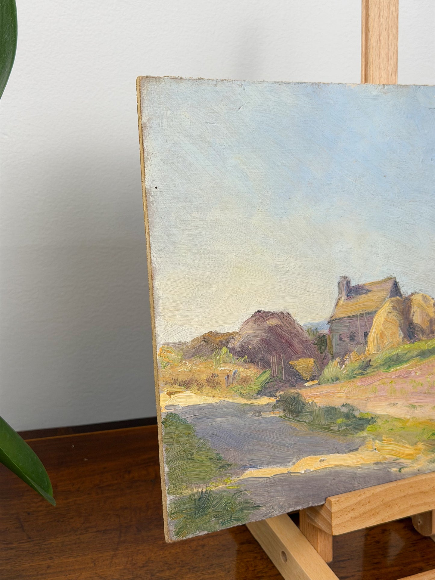 ‘Seaside Farm’ Oil on Board by Edmond Quinton