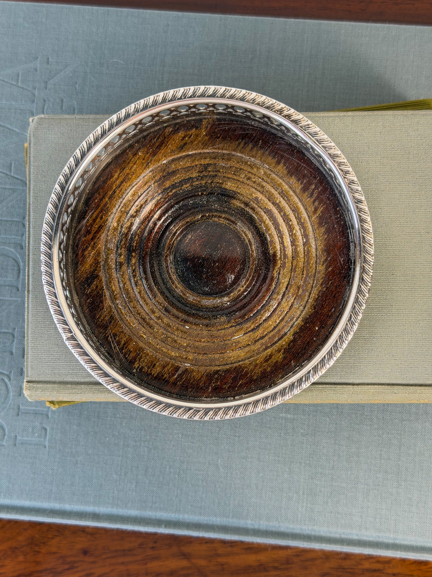 English Silverplate Wine Coasters