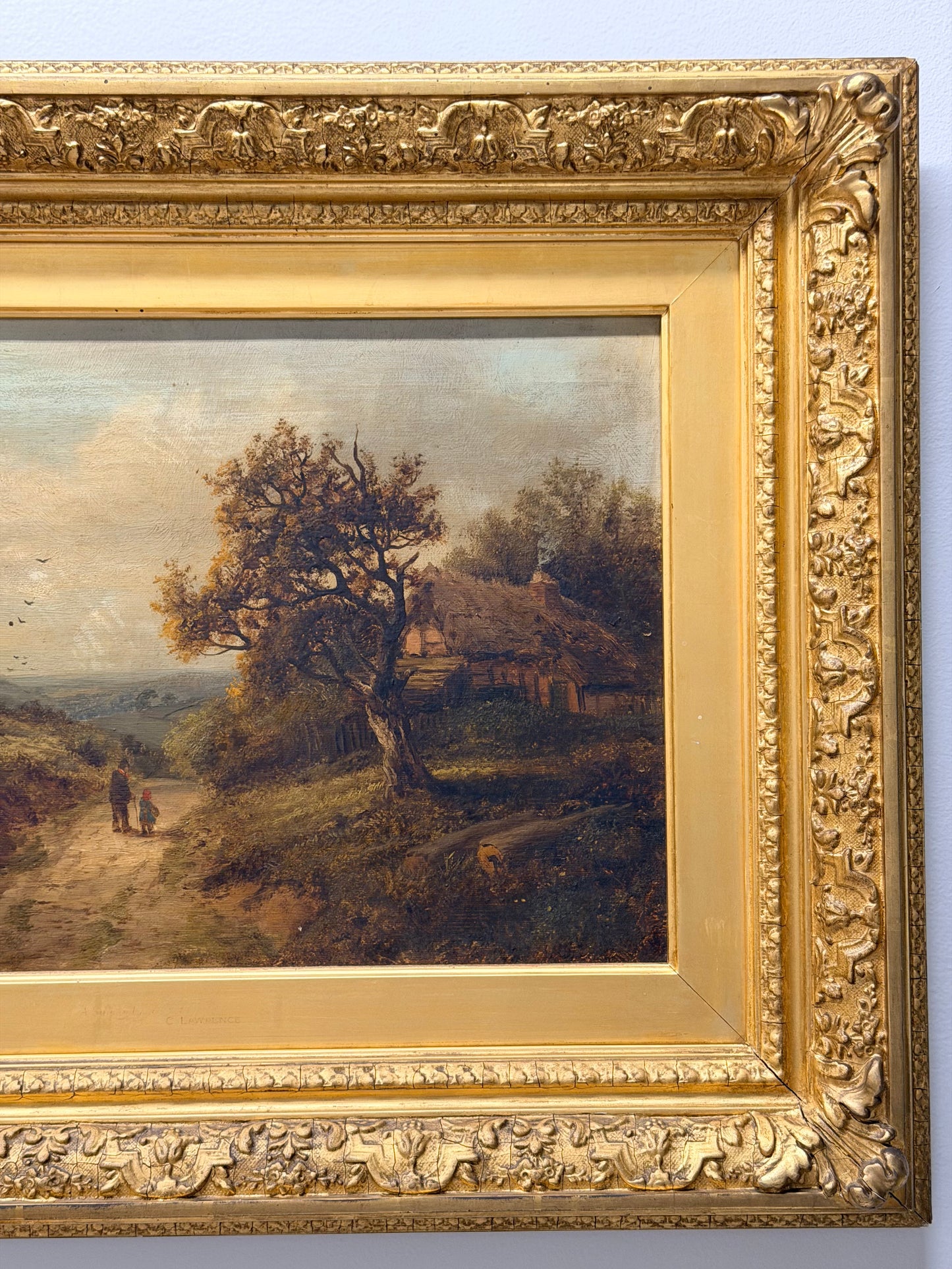 ‘A Surrey Lane’ Oil on Canvas