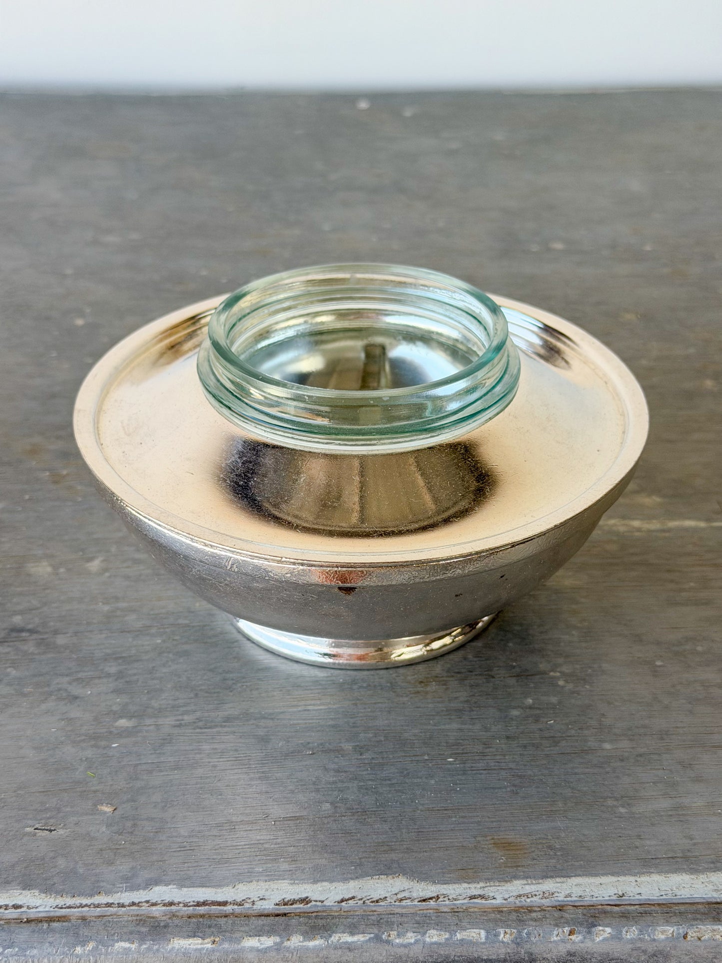 Vintage Hôtel des Balances Silverplate Caviar Server