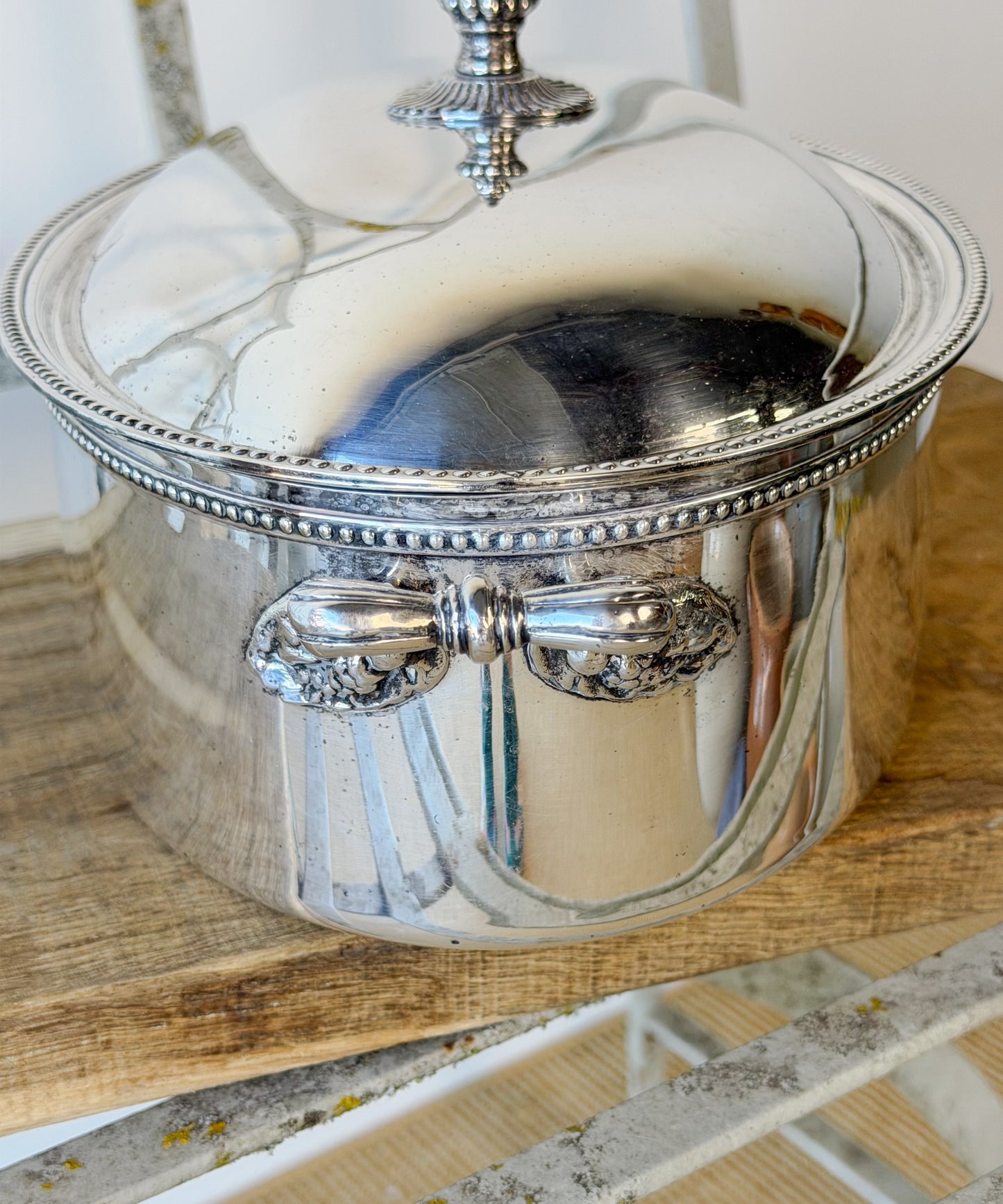 Antique Edwardian Silverplate Serving Dish