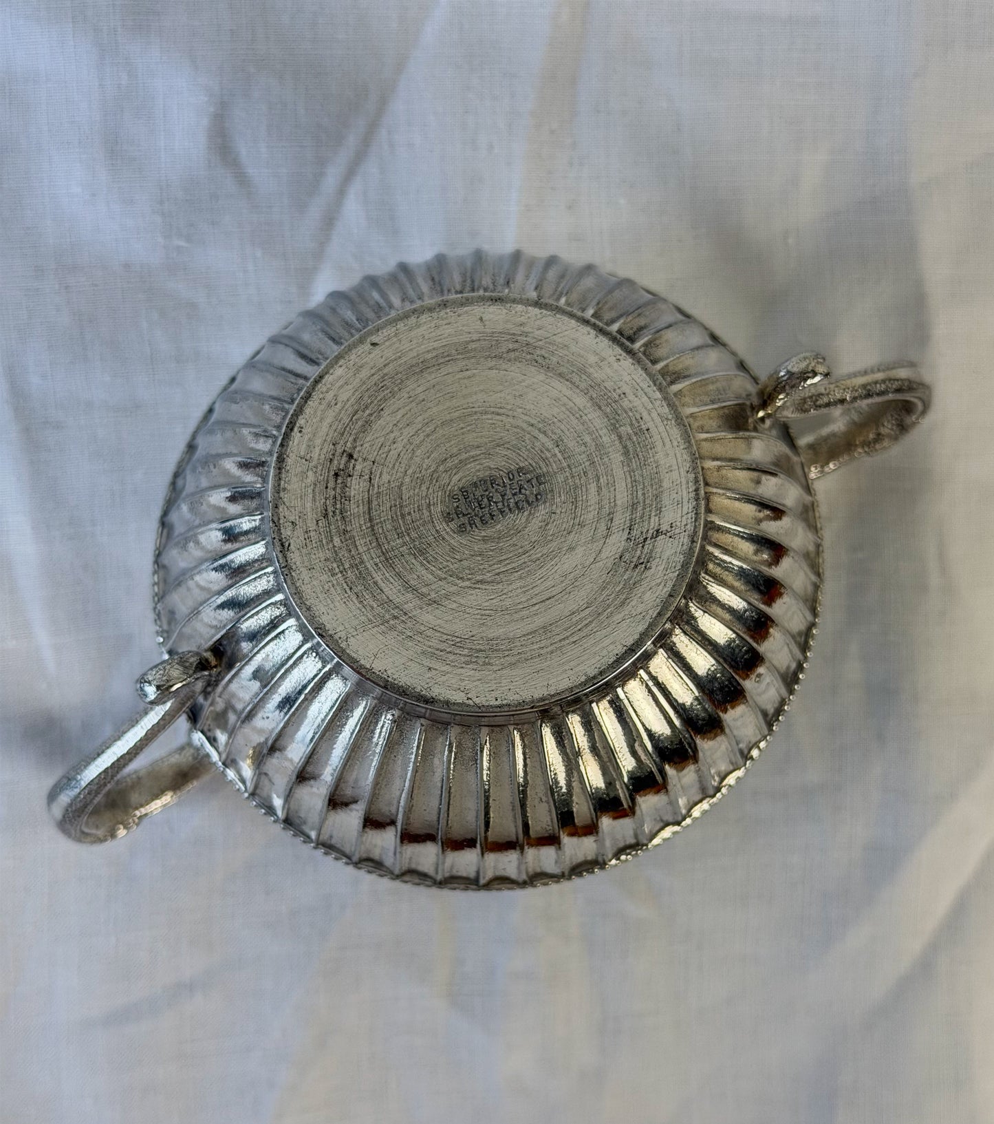 Victorian English Silverplate Sugar Bowl