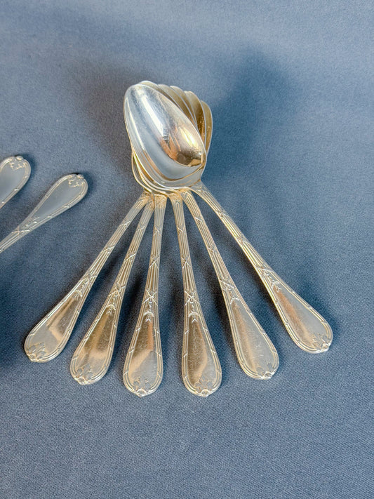 Vintage Christofle Silverplate Serving Spoons