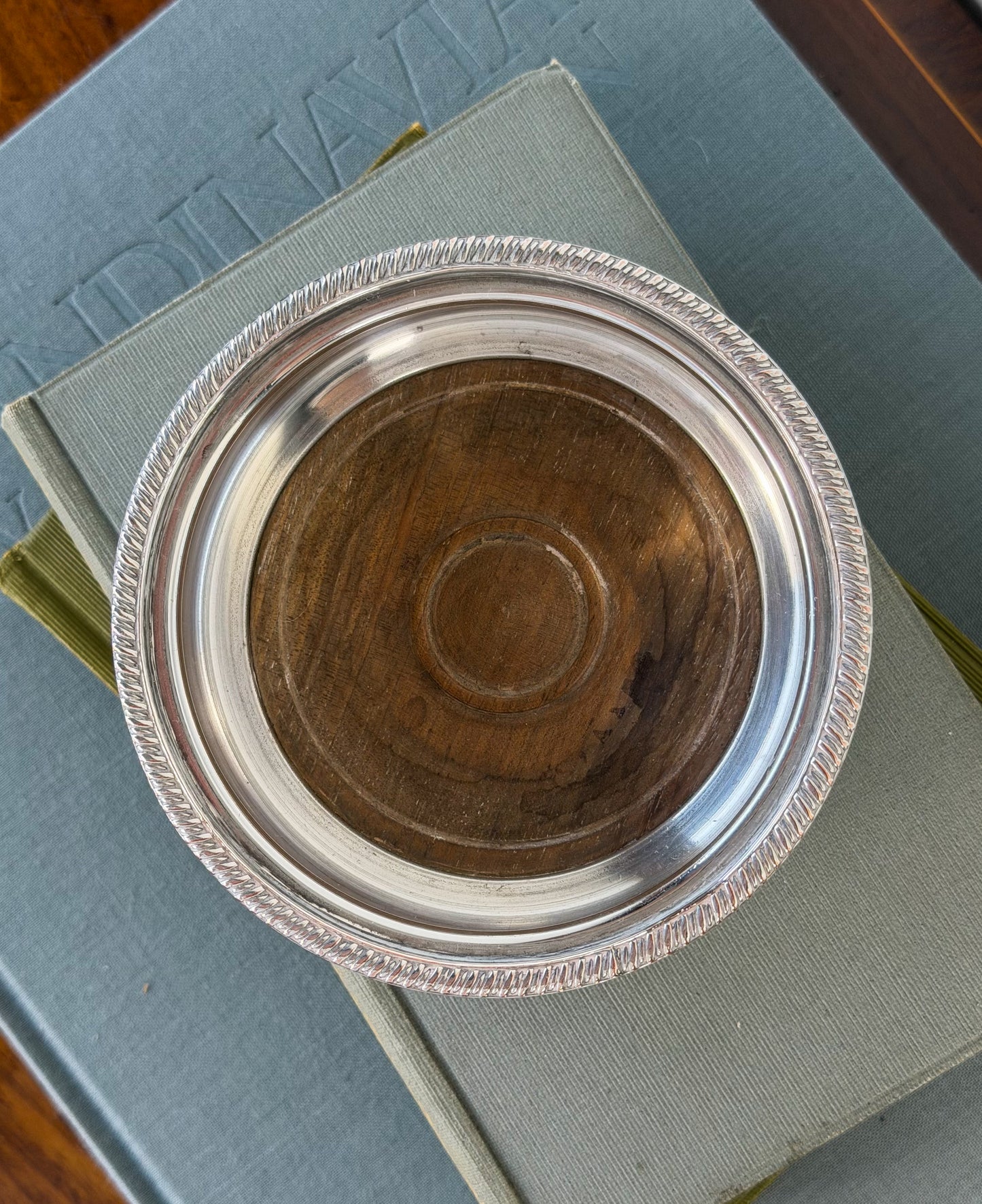 English Silverplate Wine Coasters