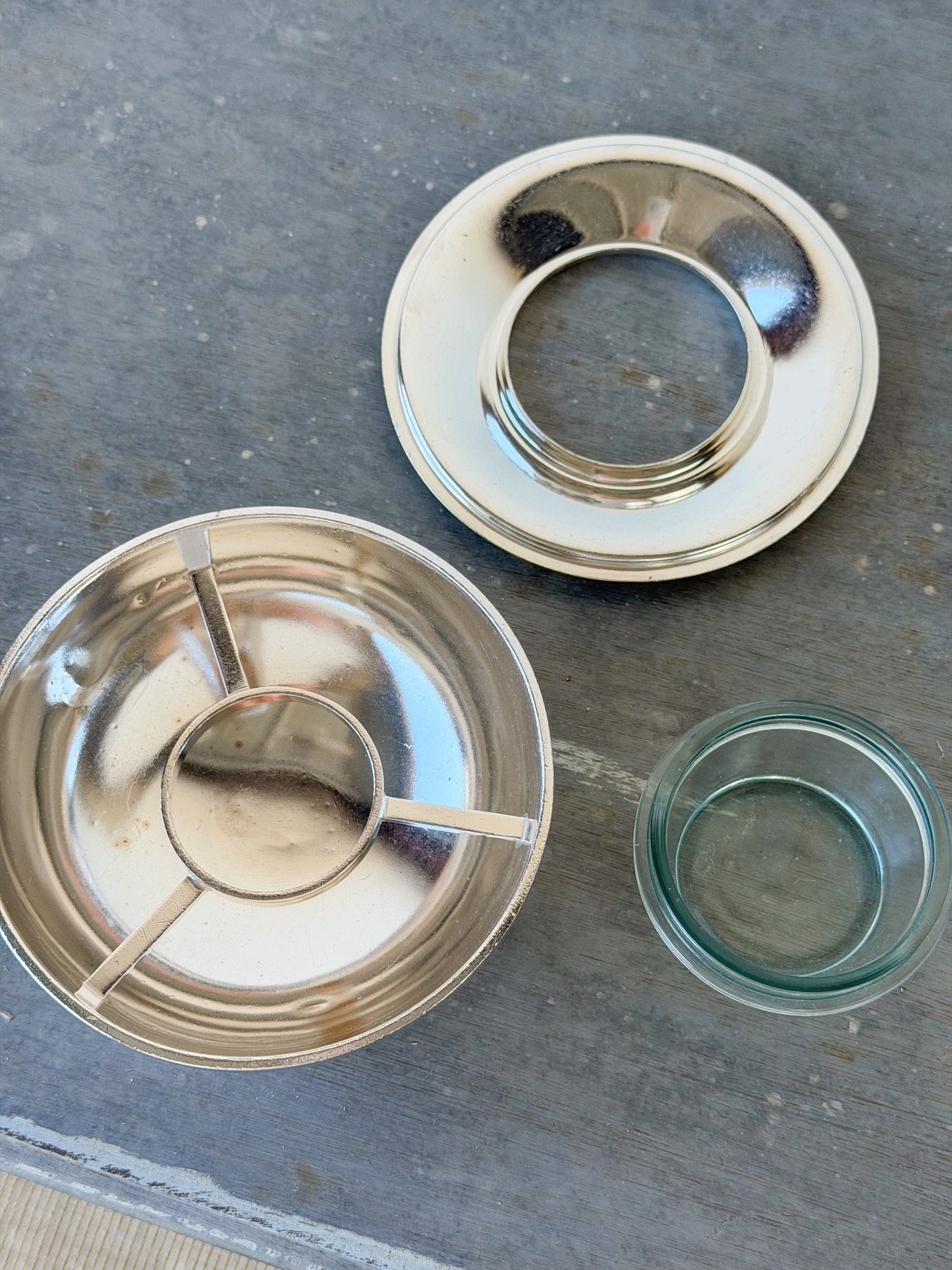 Vintage Hôtel des Balances Silverplate Caviar Server