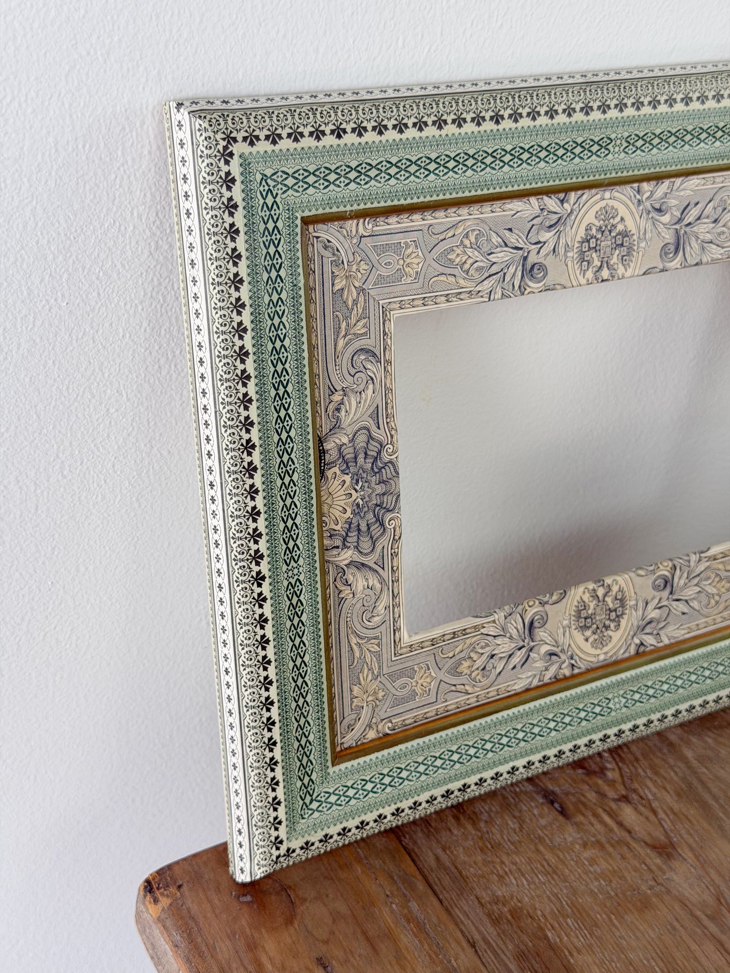 French Découpage Frame | 1909