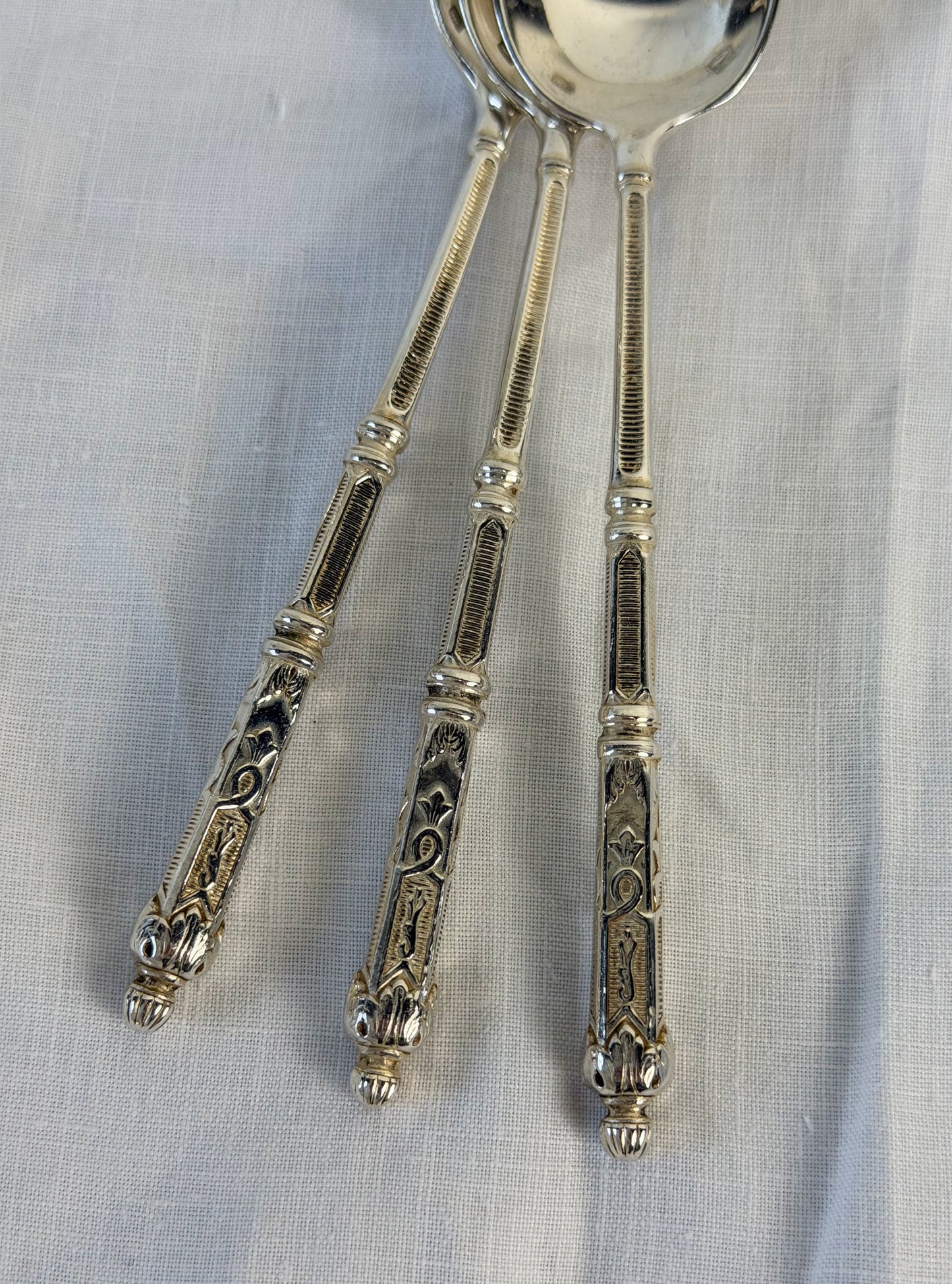 French Silverplate Condiment Spoons & Forks