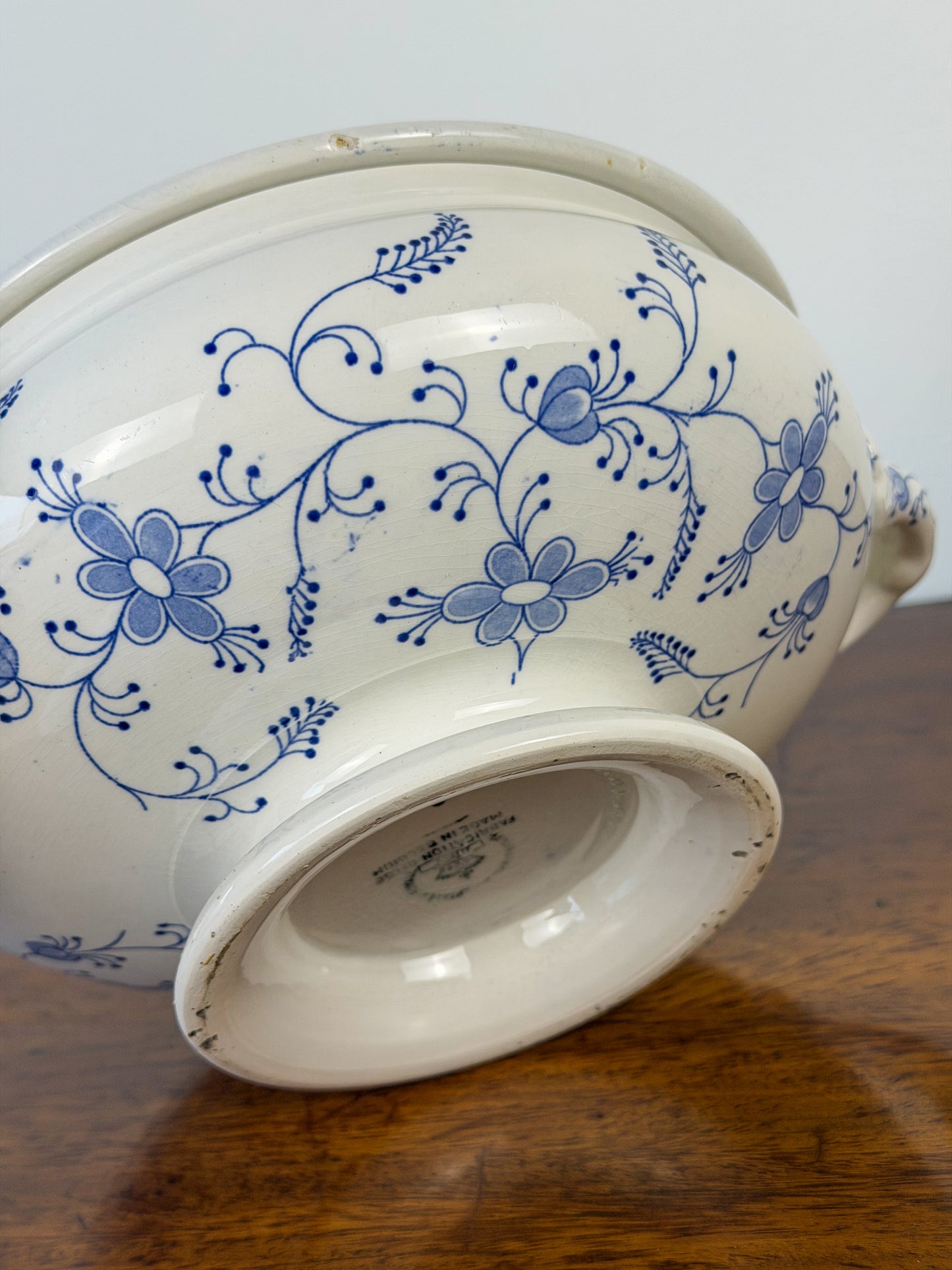 Belgian Transferware Soupière