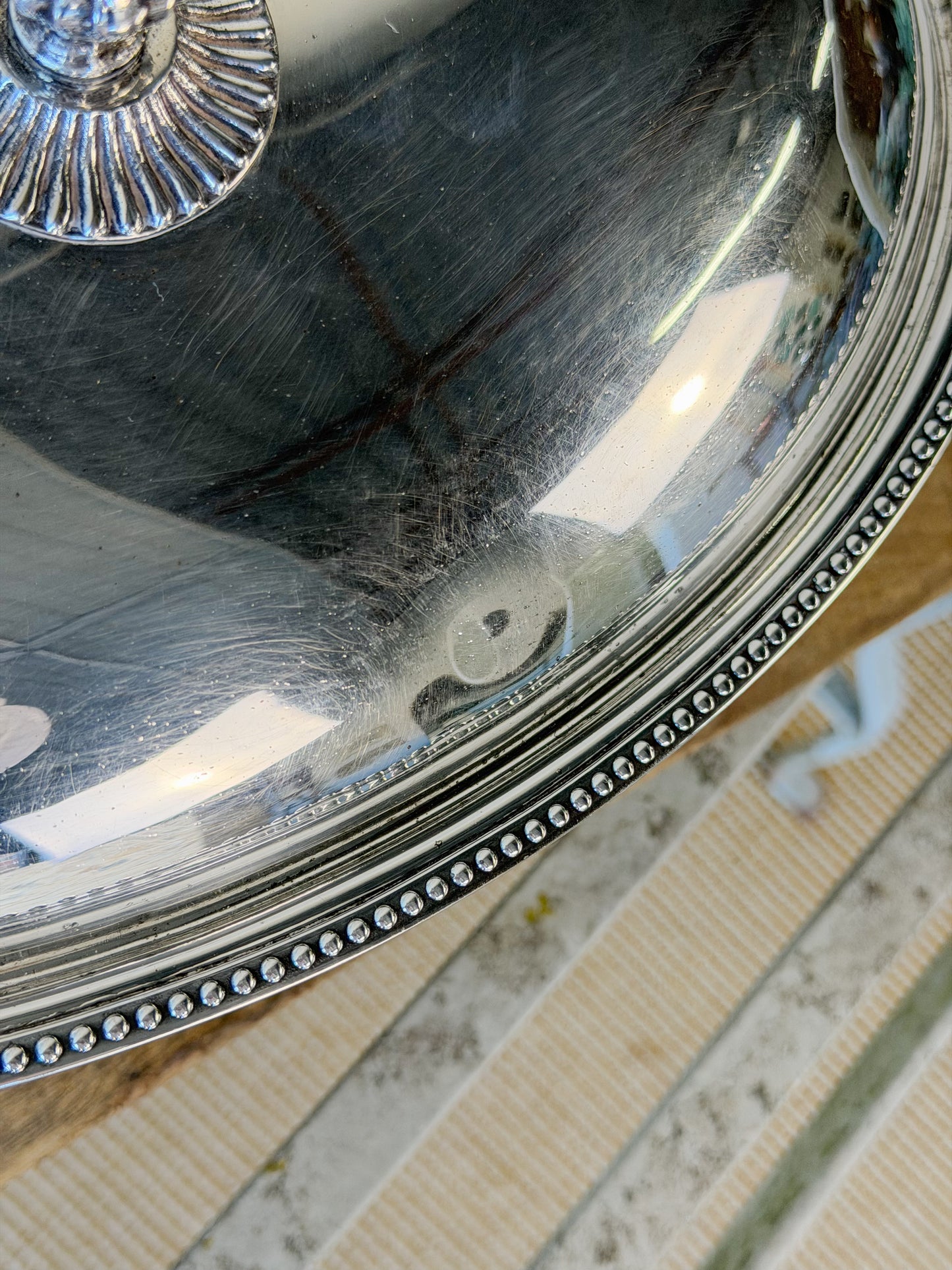 Antique Edwardian Silverplate Serving Dish