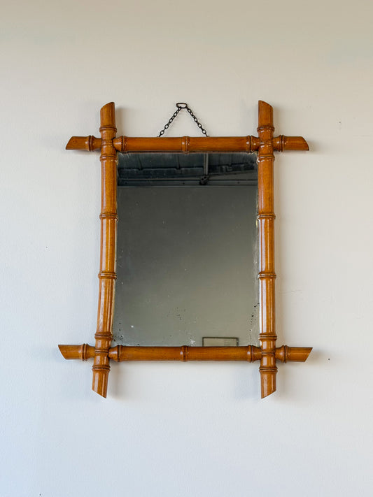 French Faux Bamboo Mirror (No. 2)