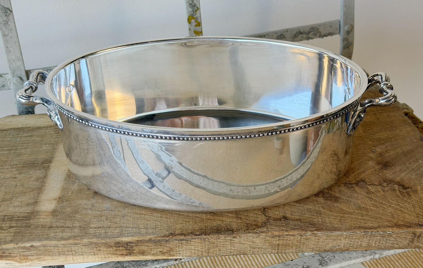 Antique Edwardian Silverplate Serving Dish