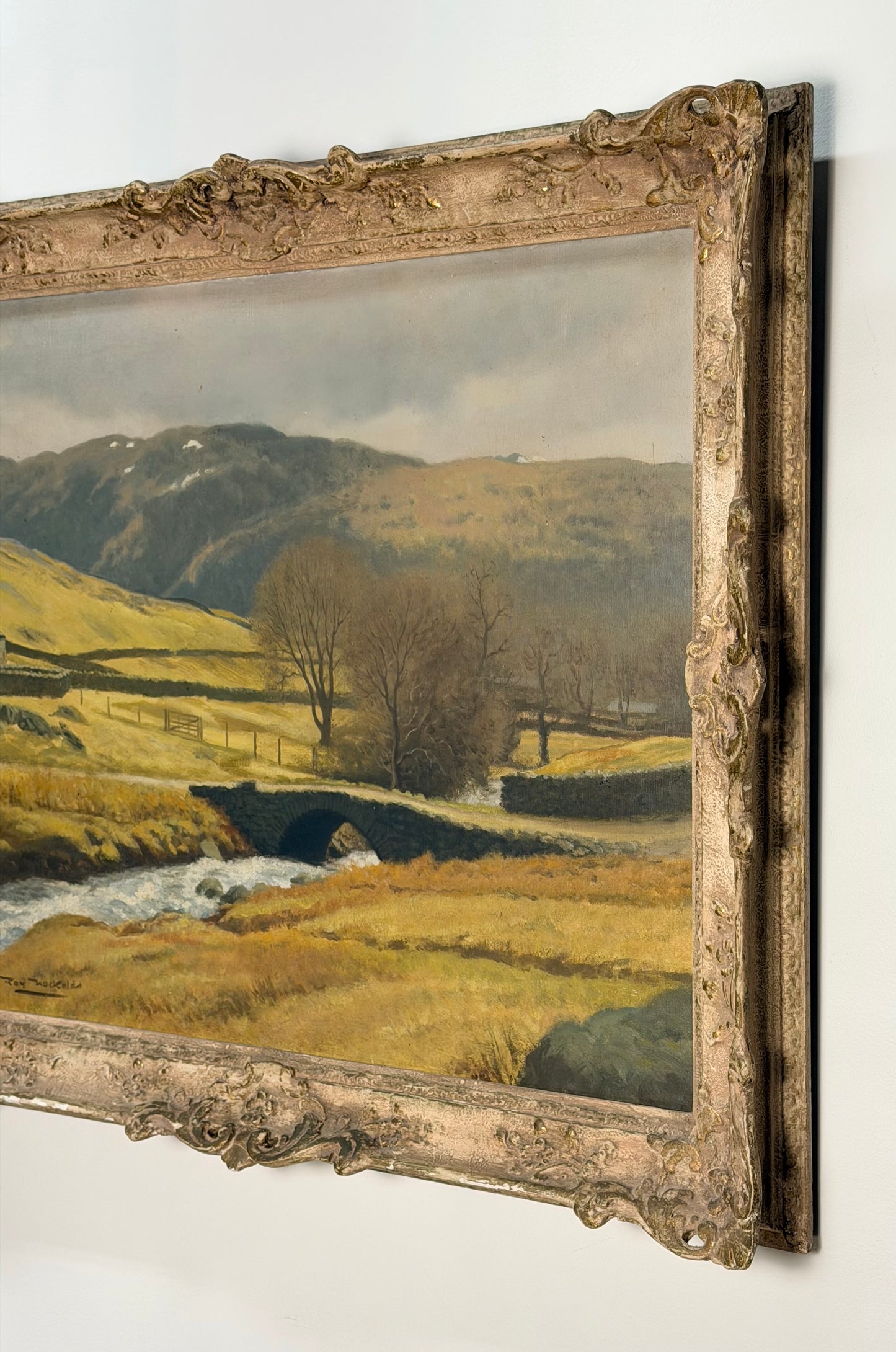 ‘Packhorse Bridge in Cumbria’ Oil on Canvas