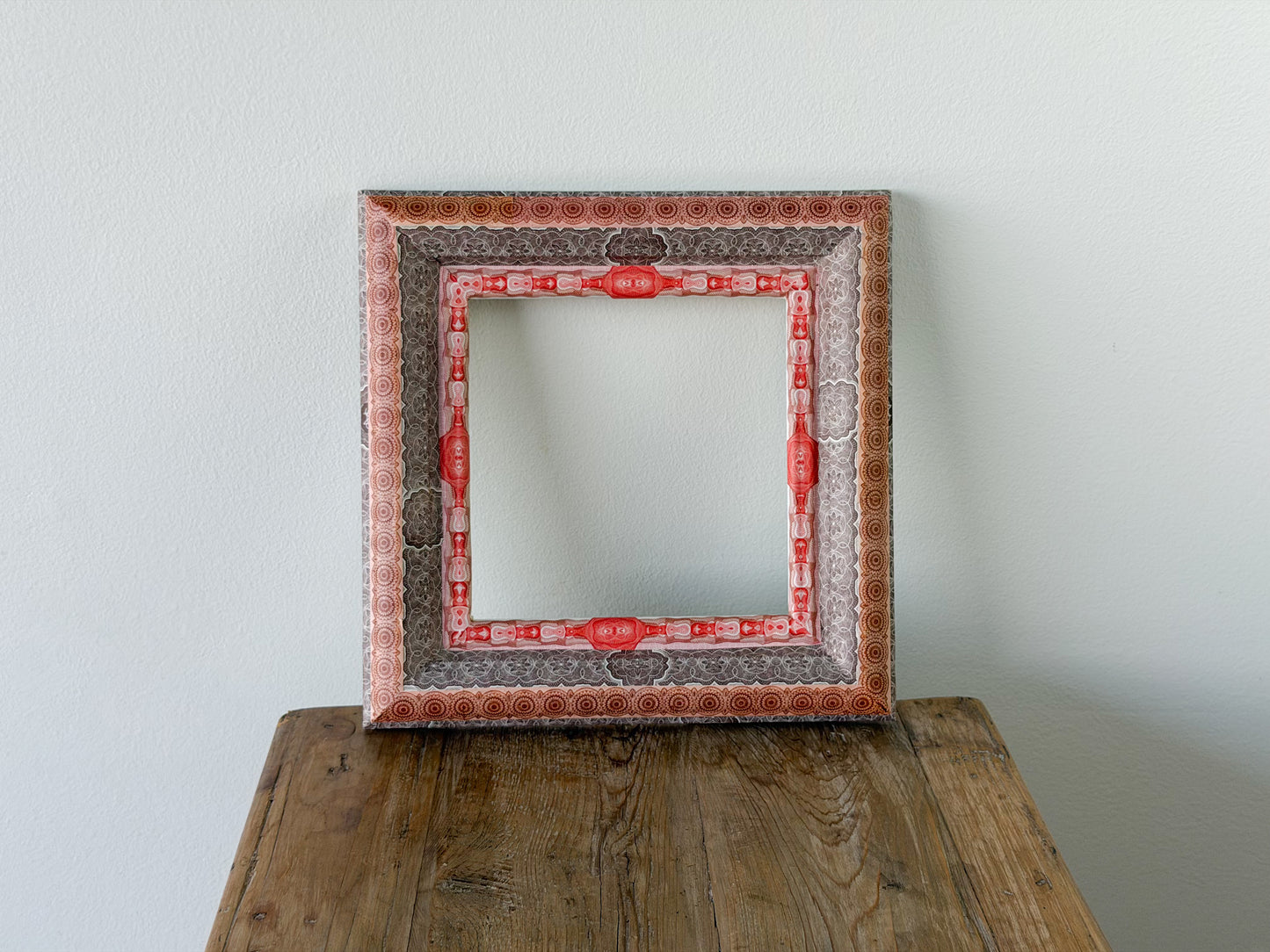 French Découpage Frame | Deep Red
