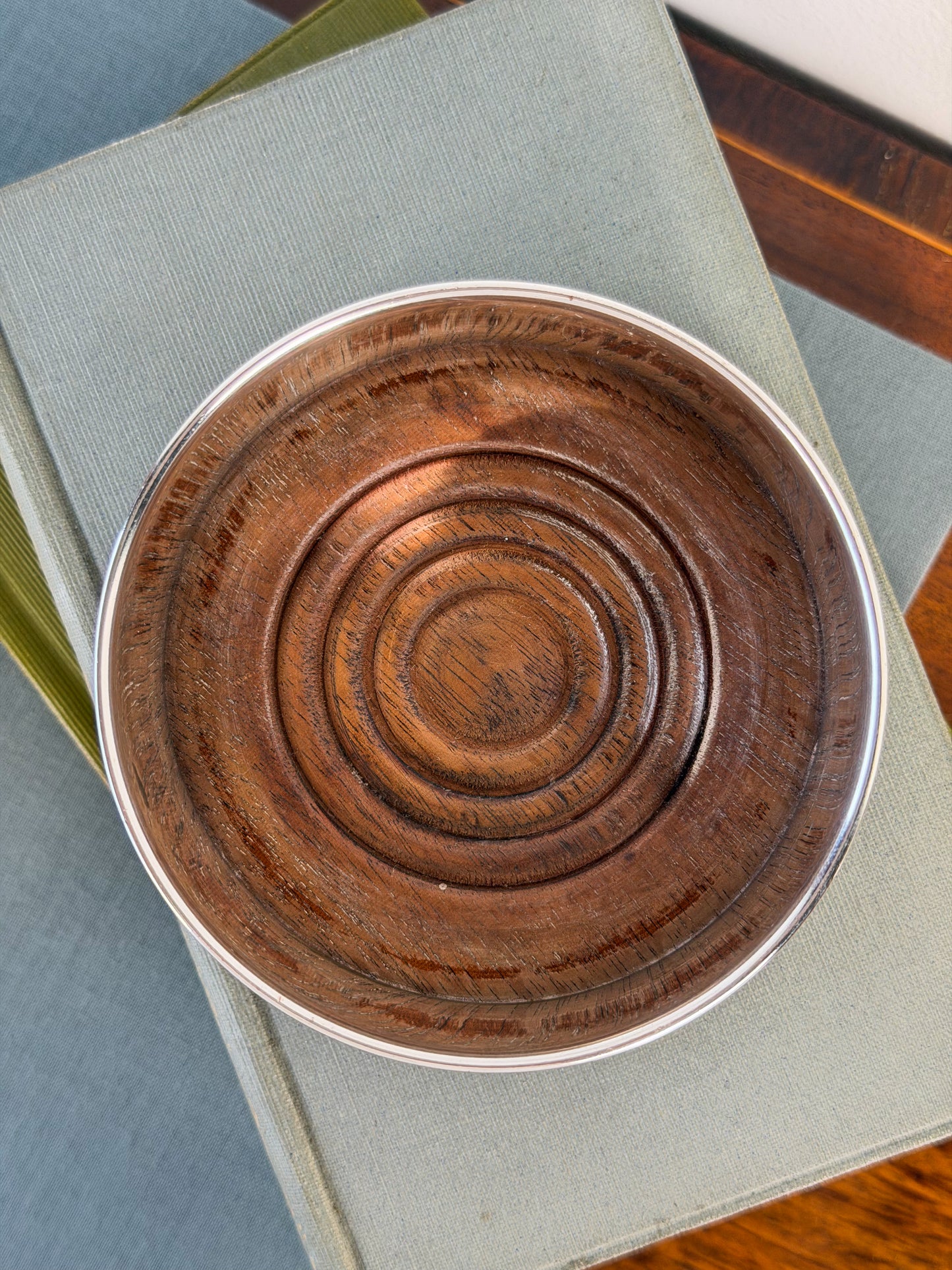 English Silverplate Wine Coasters