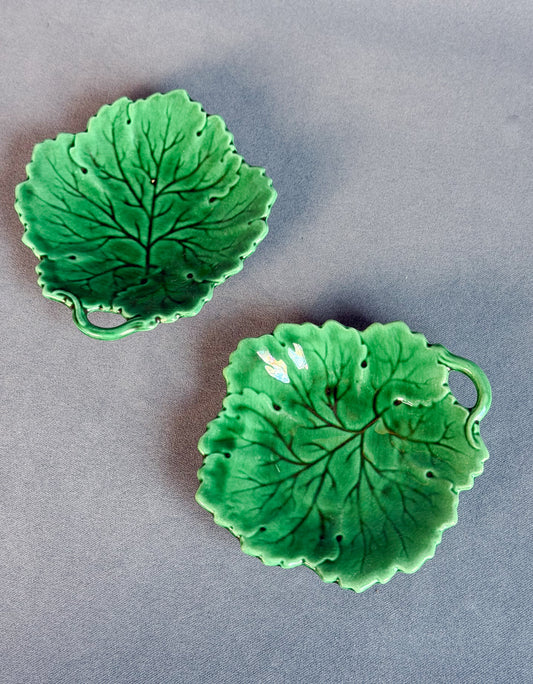 French Majolica Leaf Dish (Small)