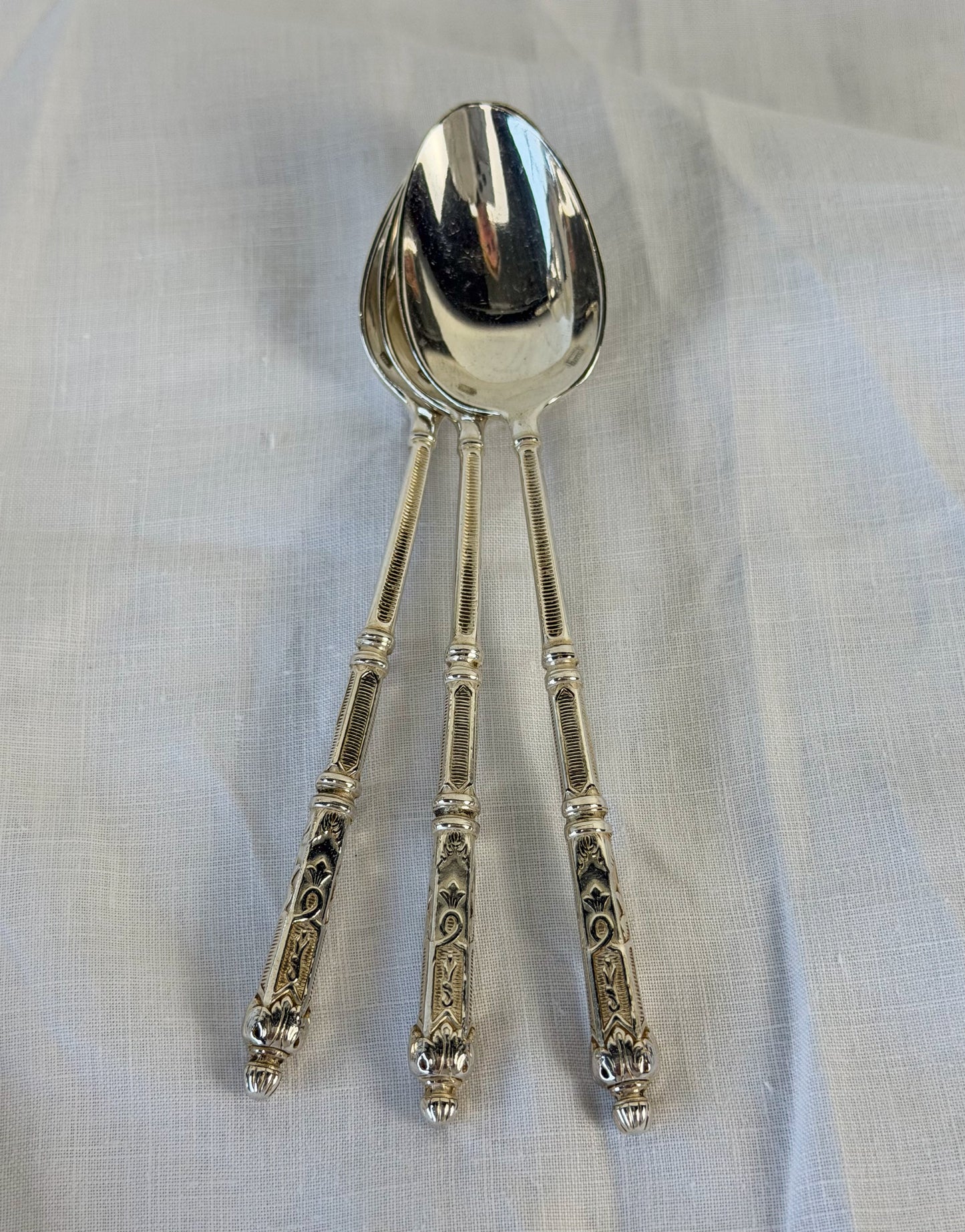 French Silverplate Condiment Spoons & Forks