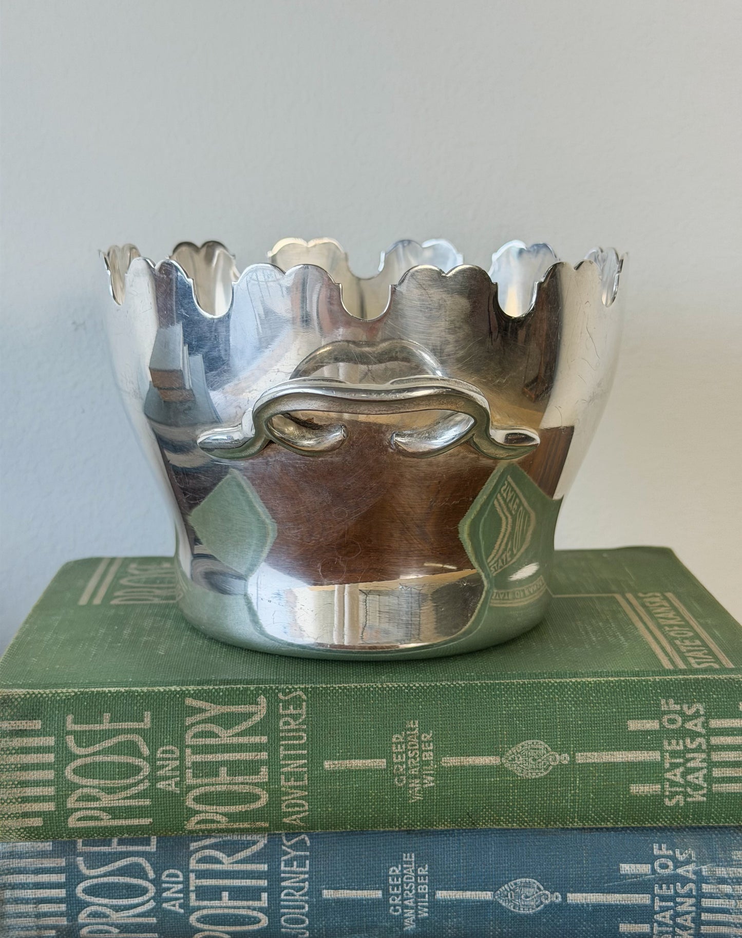 Vintage French Silverplate Cachepot