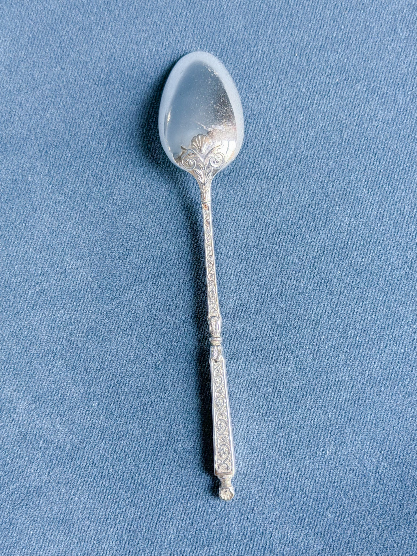 Vintage French Silverplate Condiment Spoons