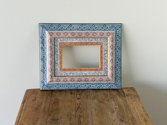 French Découpage Frame | Golden Interior Border