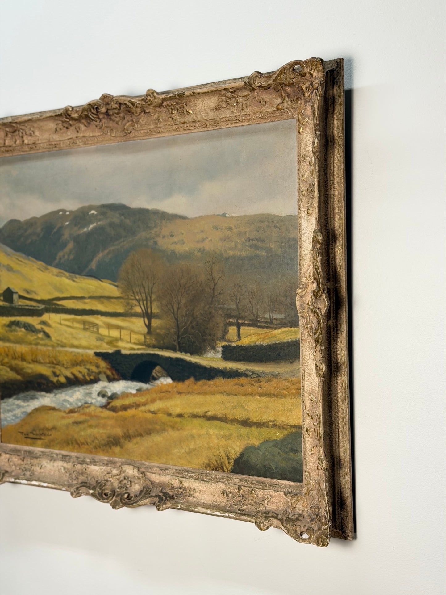 ‘Packhorse Bridge in Cumbria’ Oil on Canvas