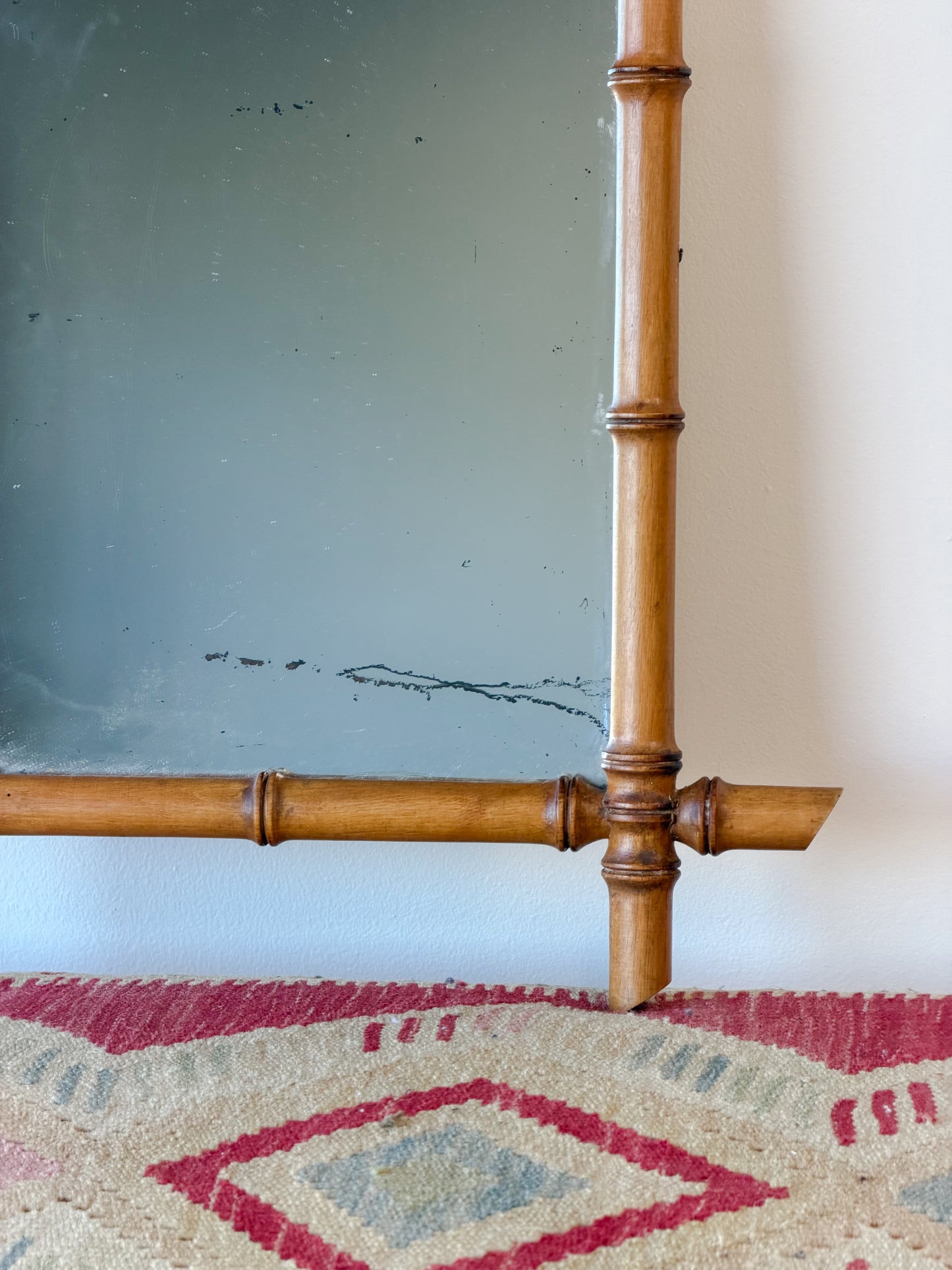 French Faux Bamboo Mirror (No. 3)