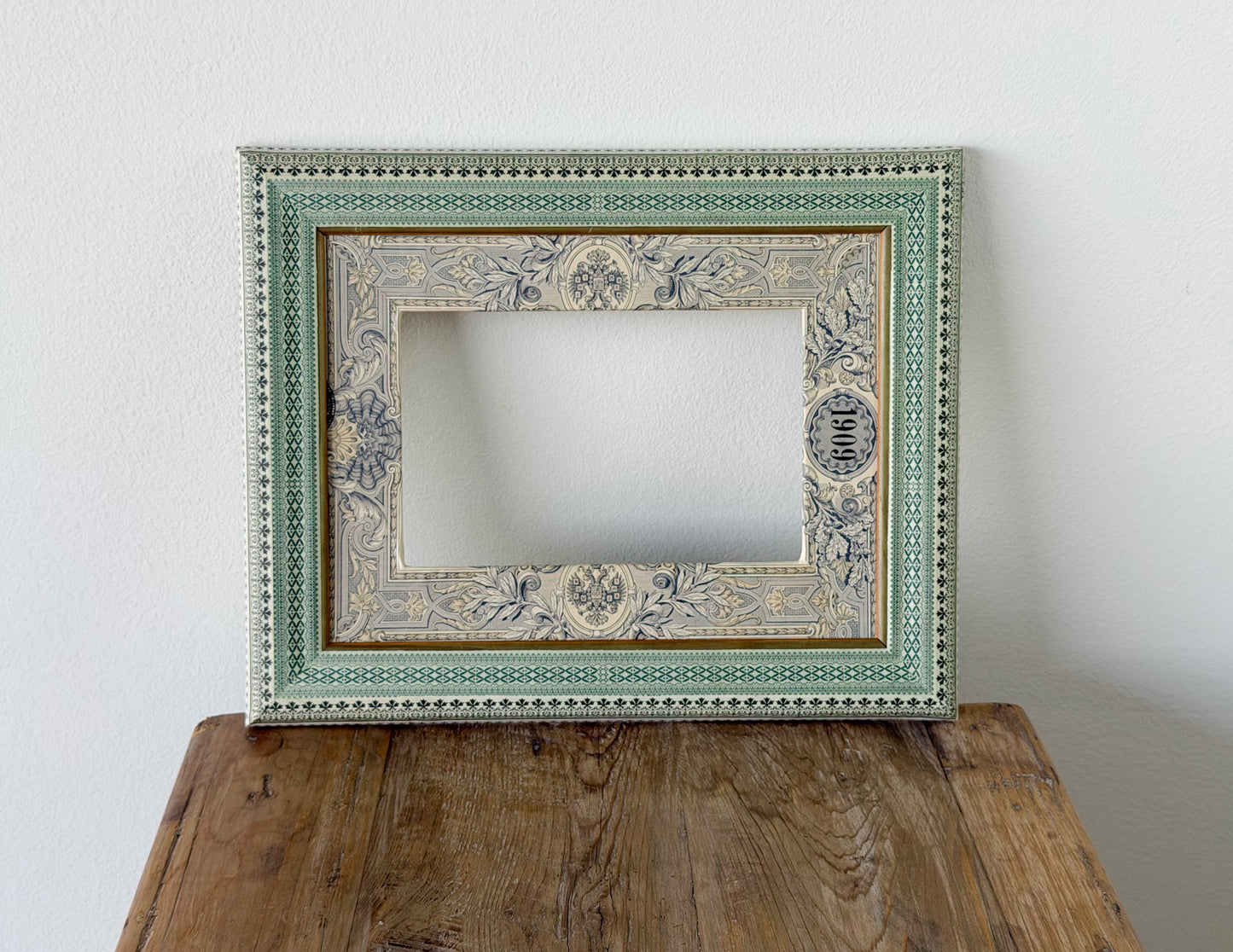 French Découpage Frame | 1909