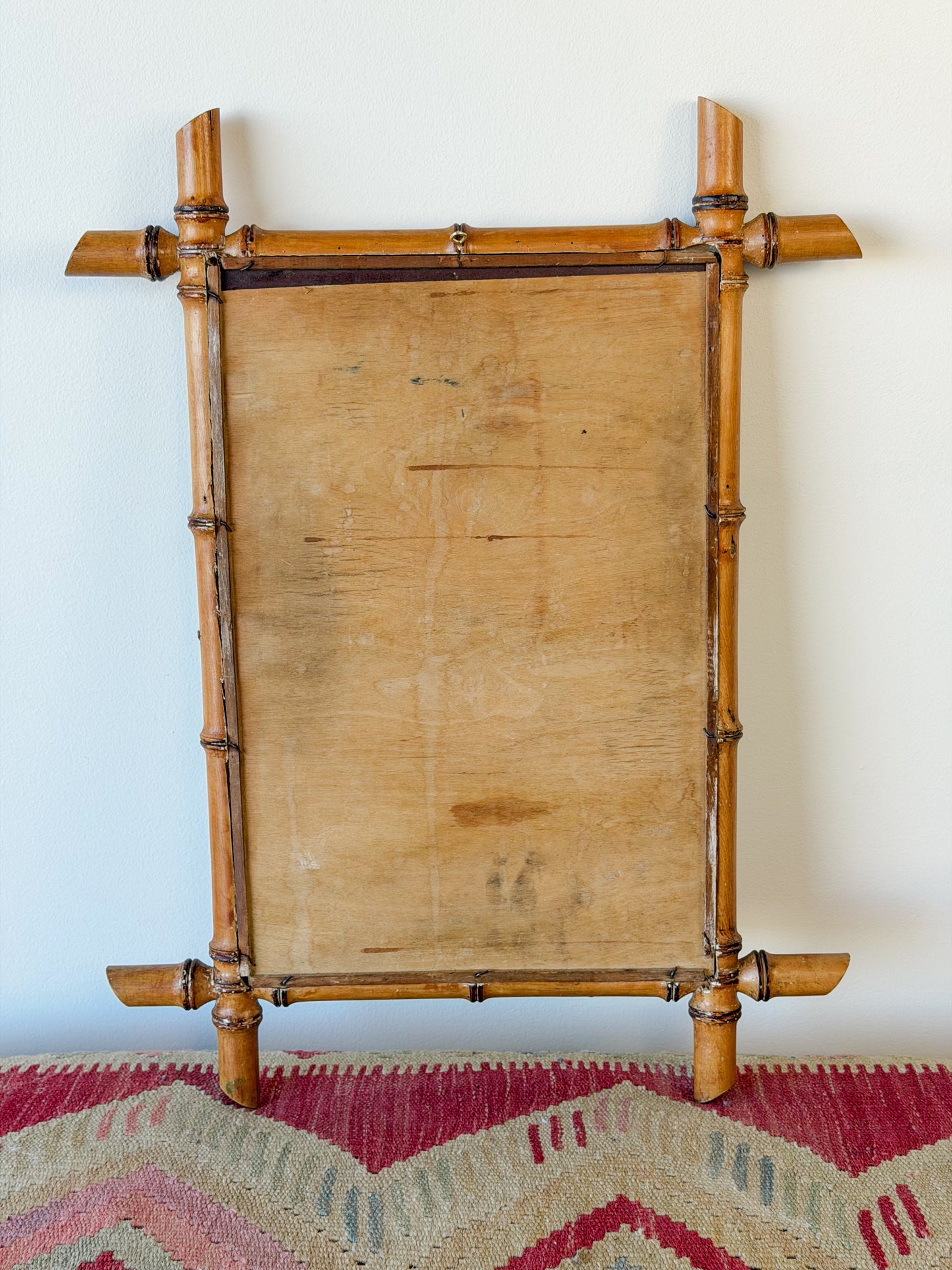 French Faux Bamboo Mirror (No. 3)