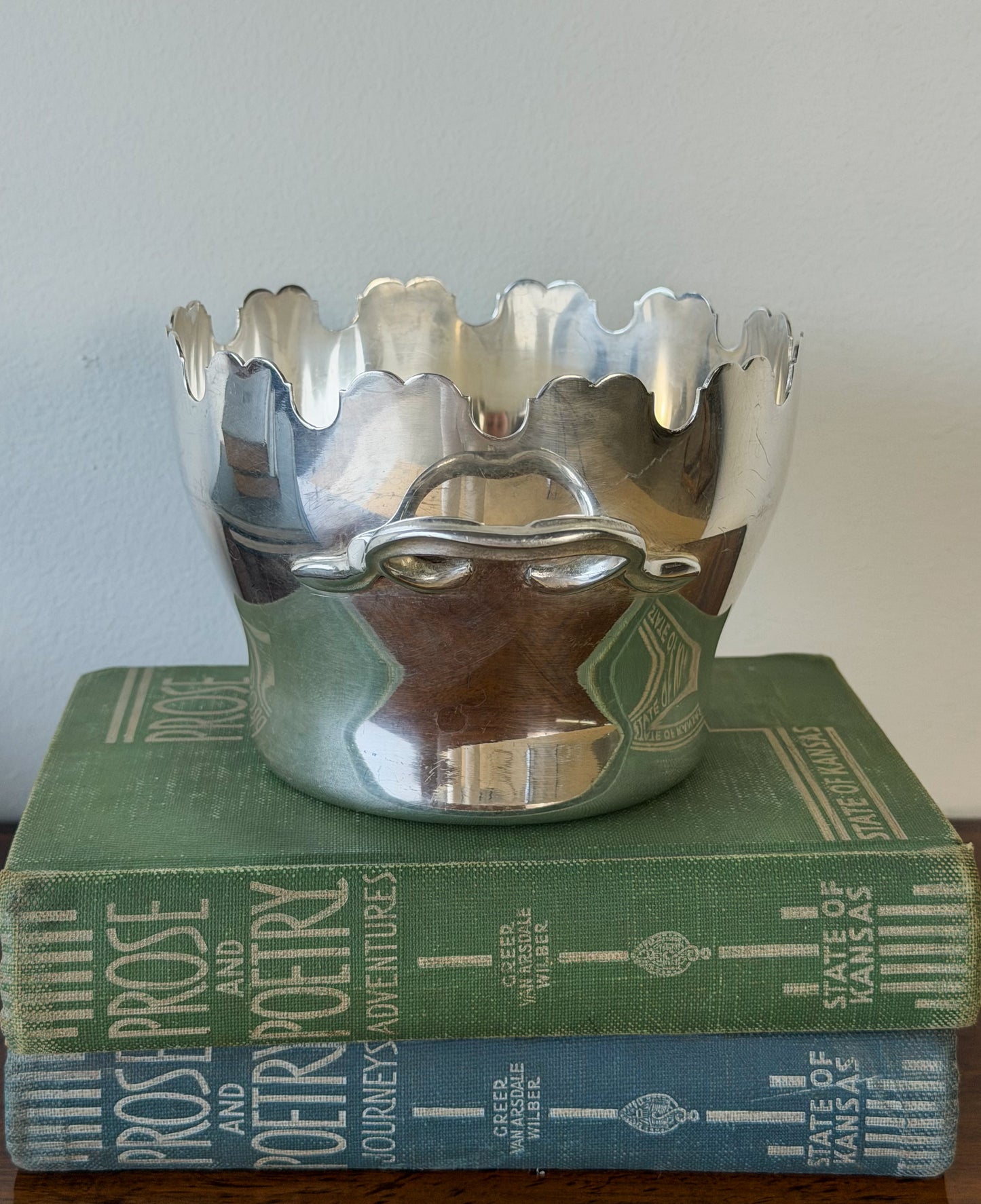 Vintage French Silverplate Cachepot