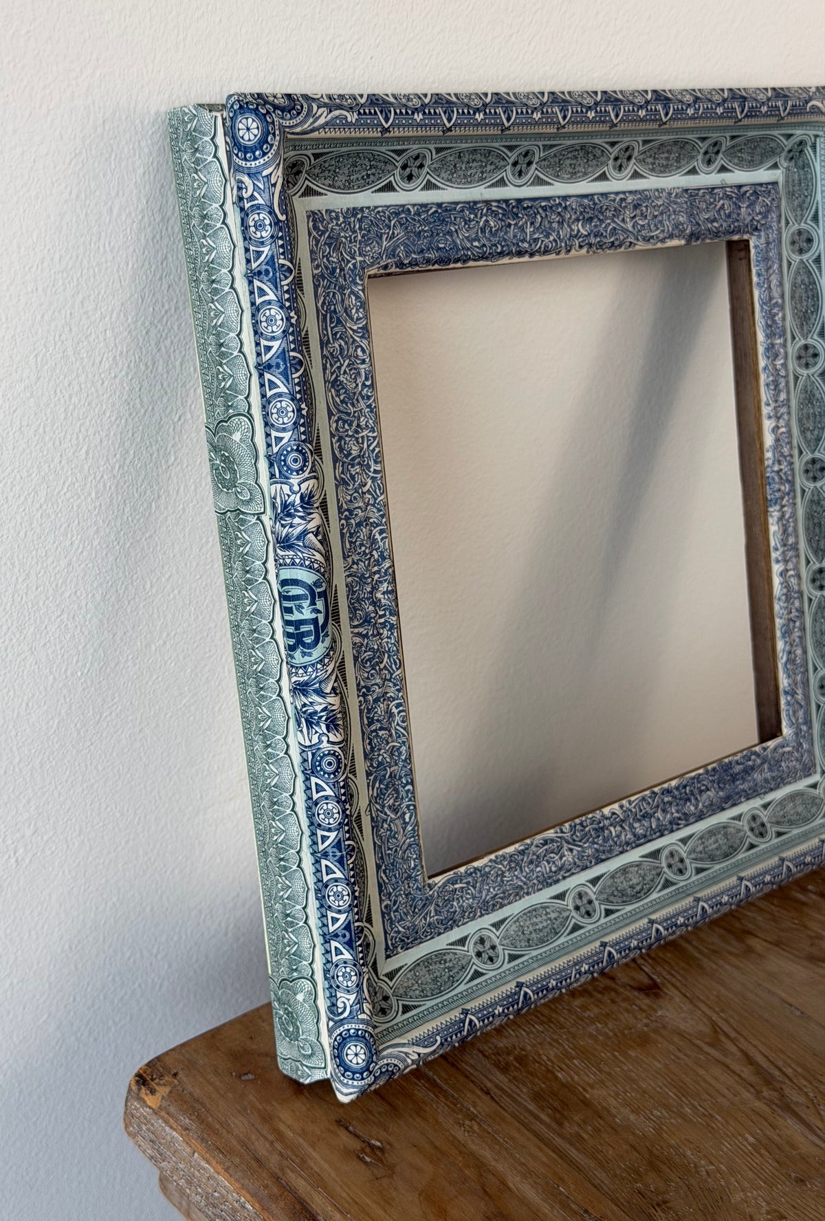 French Découpage Frame No. IX | Square Ridged ‘GDB’ Sides