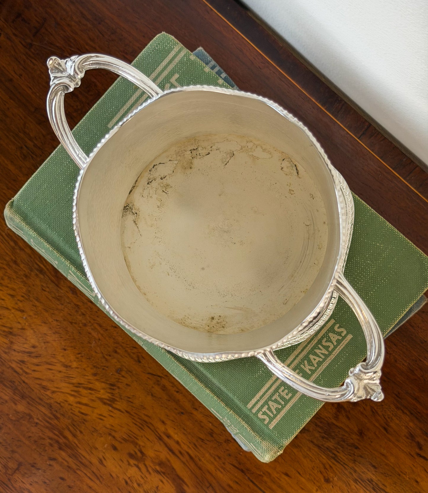 English Hammered Silverplate Wine Cooler