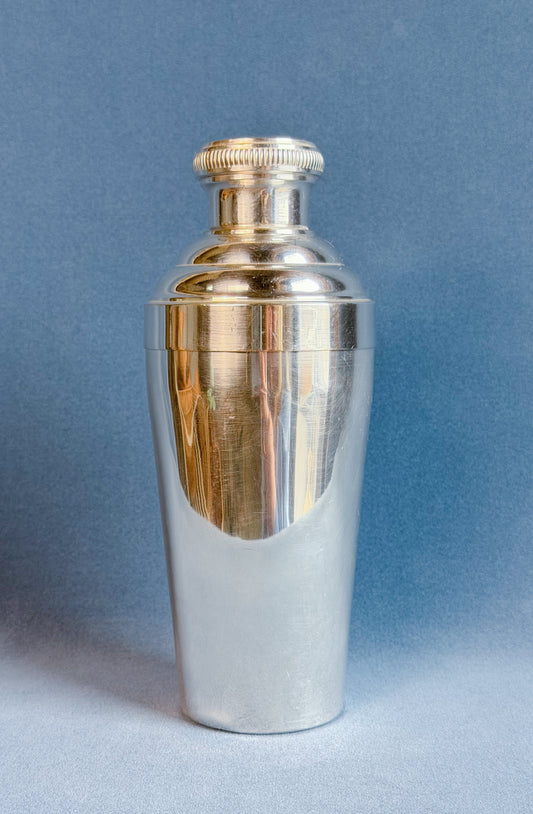 Vintage French Silverplate Cocktail Shaker