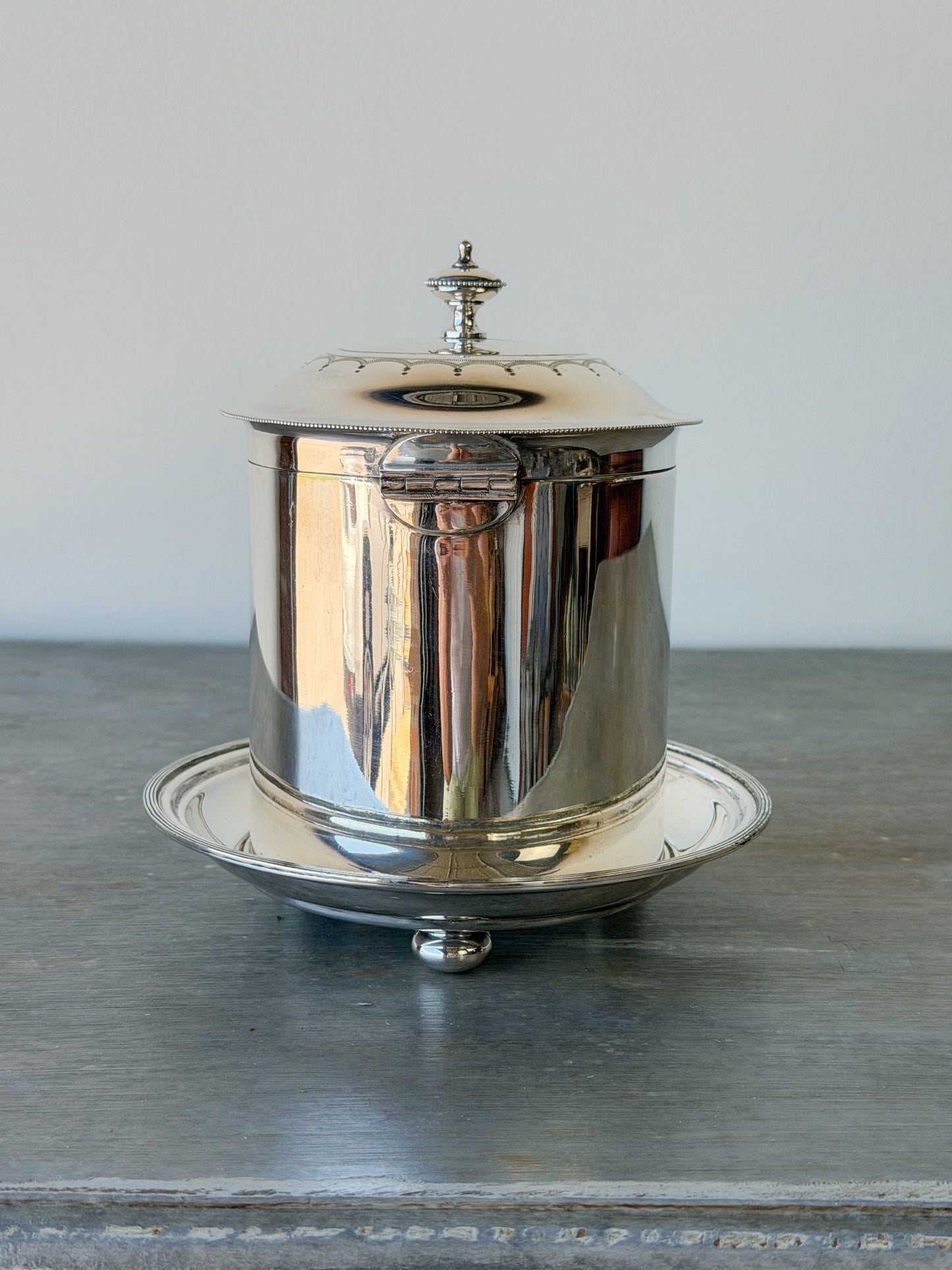 Antique Mappin & Webb Biscuit Barrel