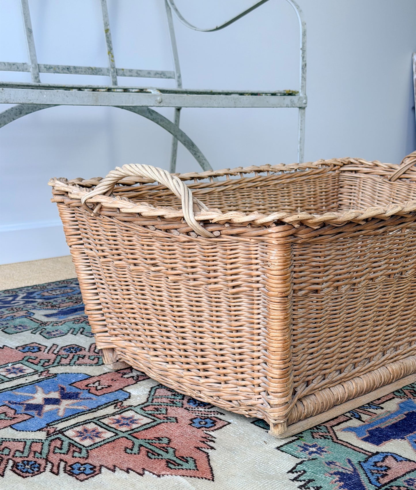 Vintage French Laundry Basket