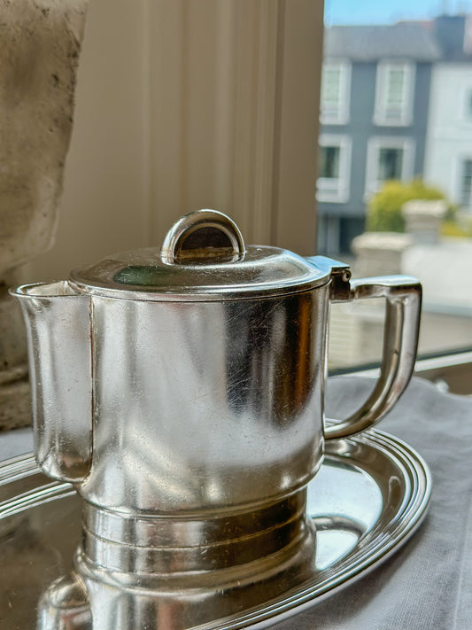 Vintage Hotel Silver Teapot by Berndorf