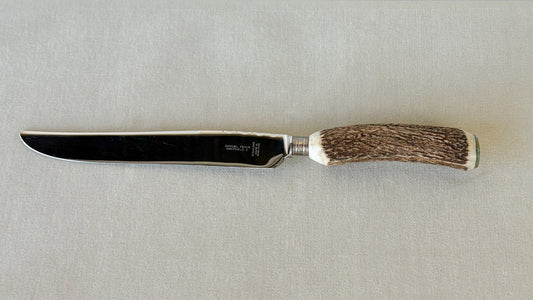 Vintage English Stag Handle Carving Knife