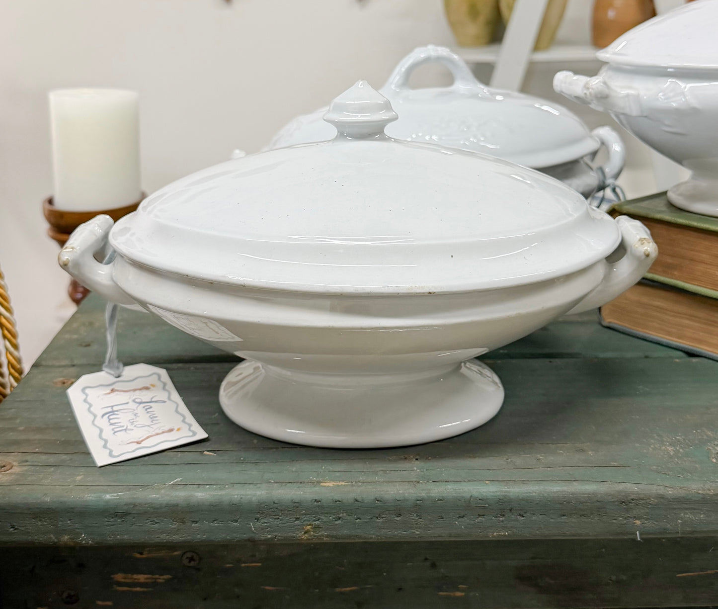 Antique English Ironstone Vegetable Server (No. 1)