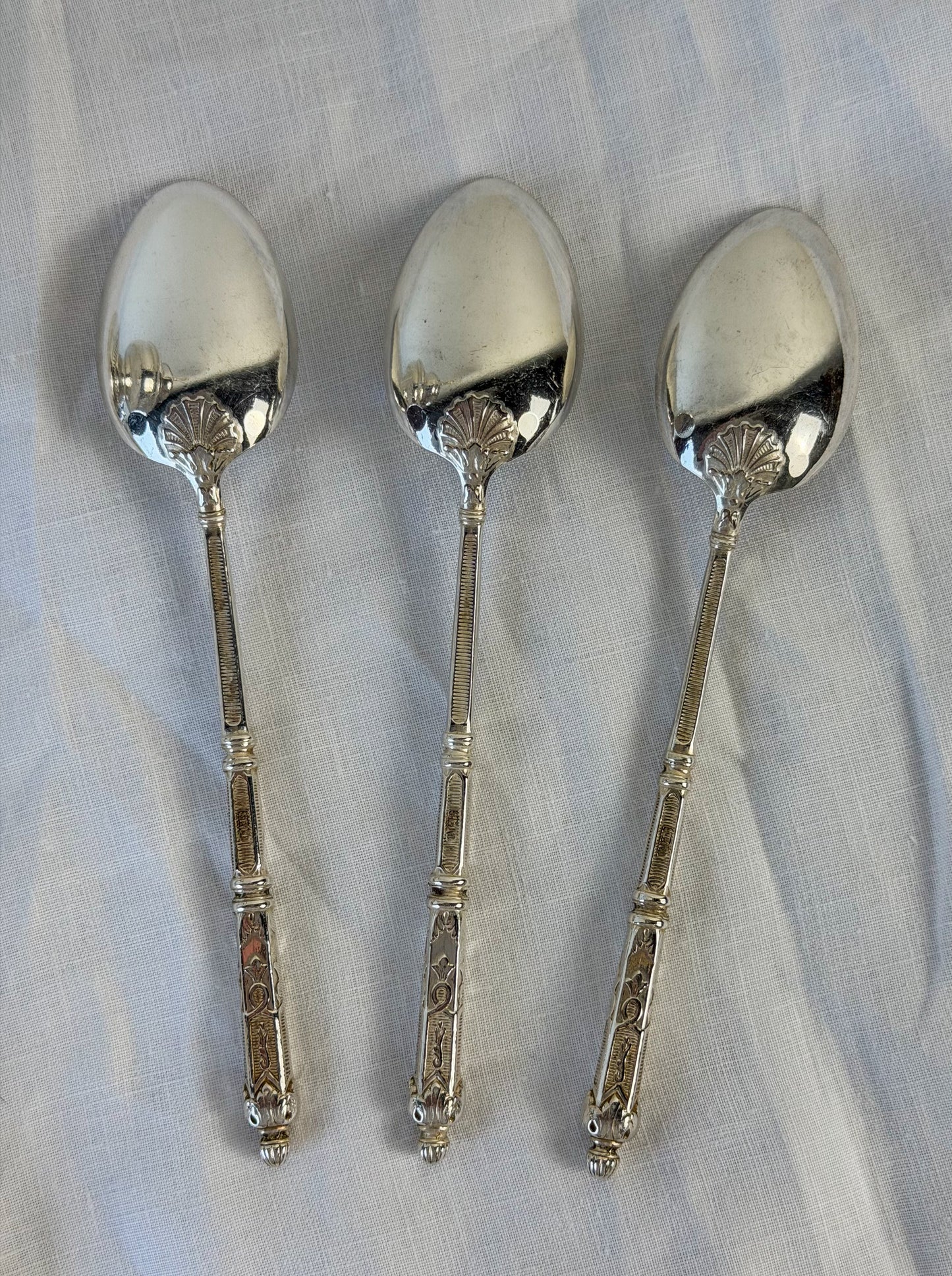 French Silverplate Condiment Spoons & Forks