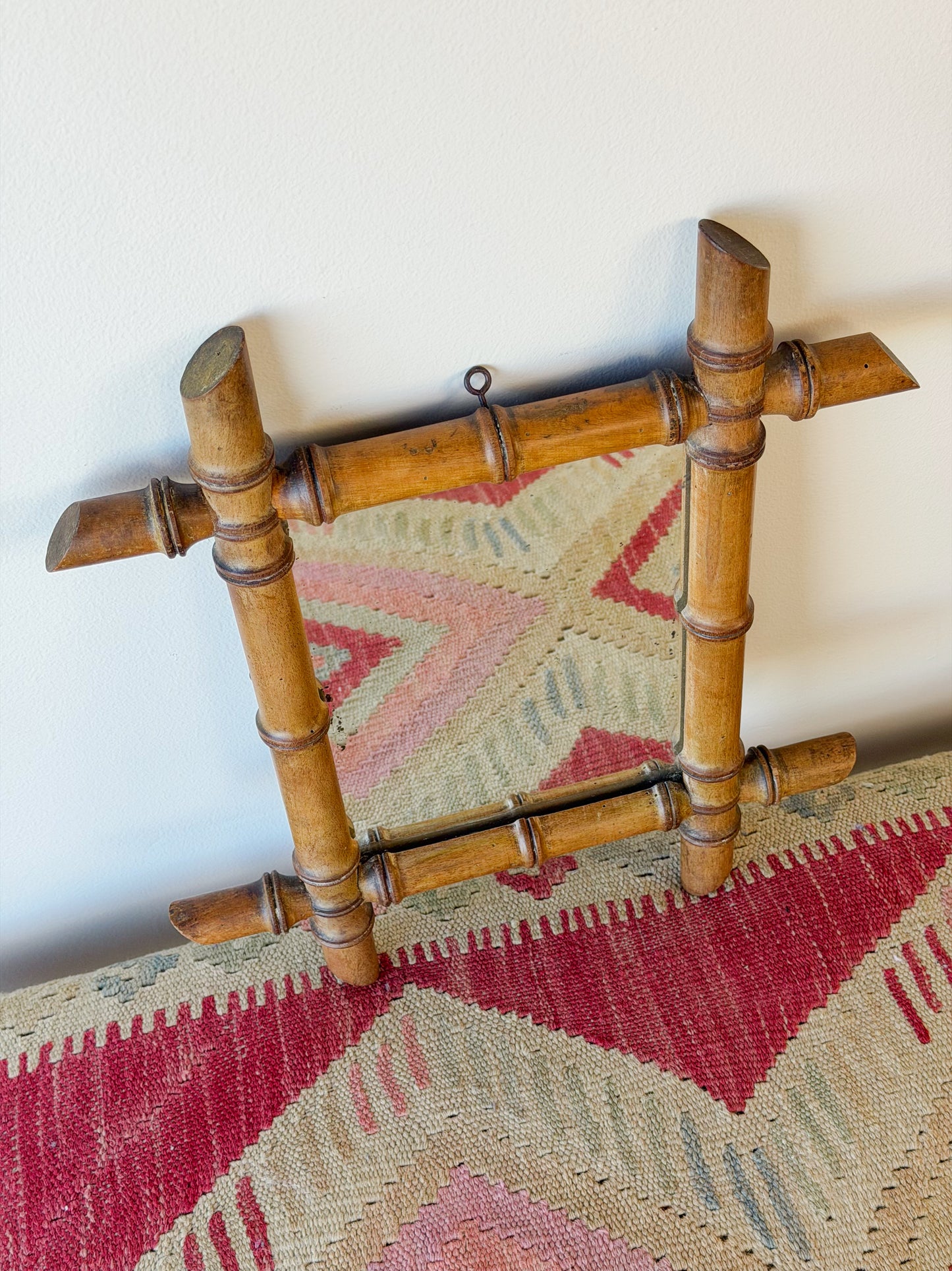 French Faux Bamboo Mirror (No. 1)