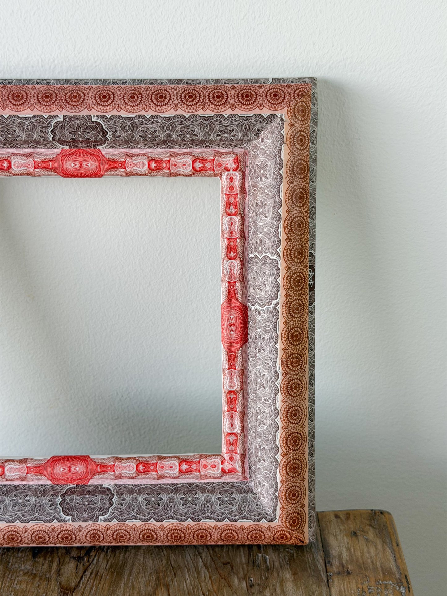 French Découpage Frame | Deep Red