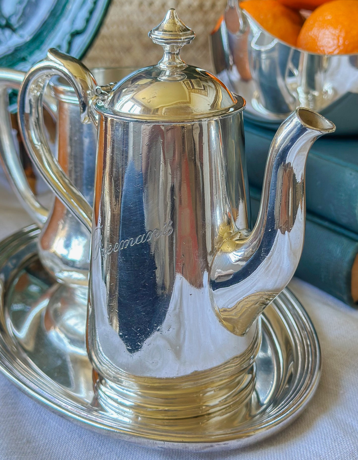 Vintage Mappin & Webb “Freeman’s” Single Serving Coffee Pot