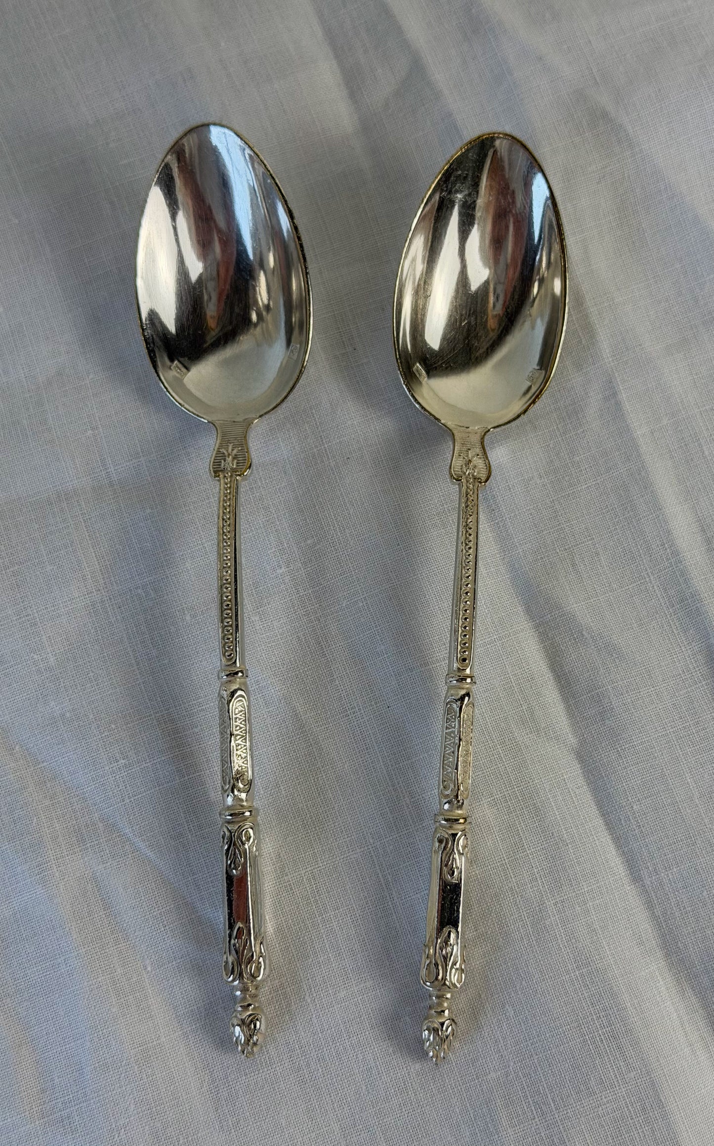 French Silverplate Condiment Spoons & Forks