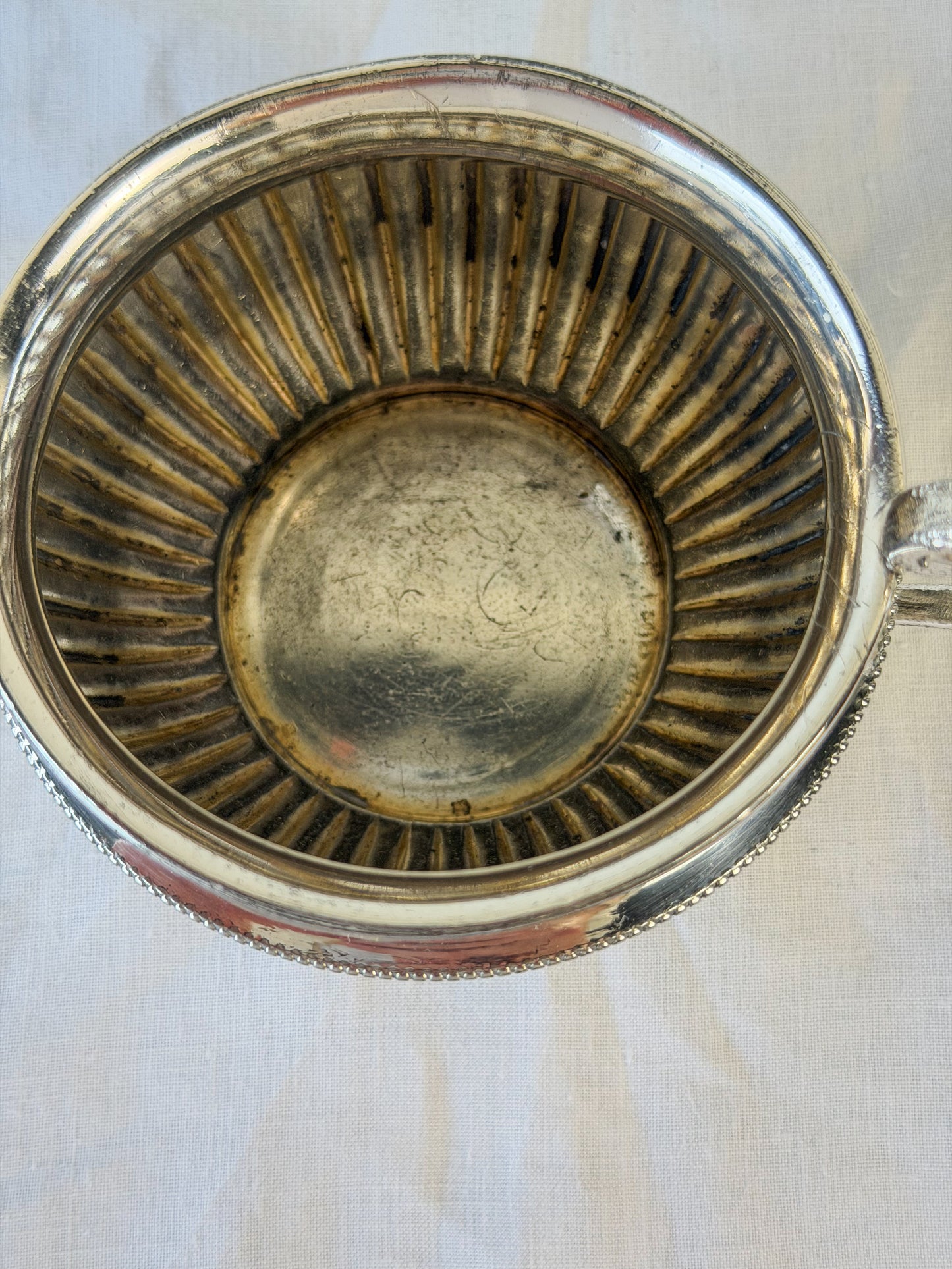 Victorian English Silverplate Sugar Bowl