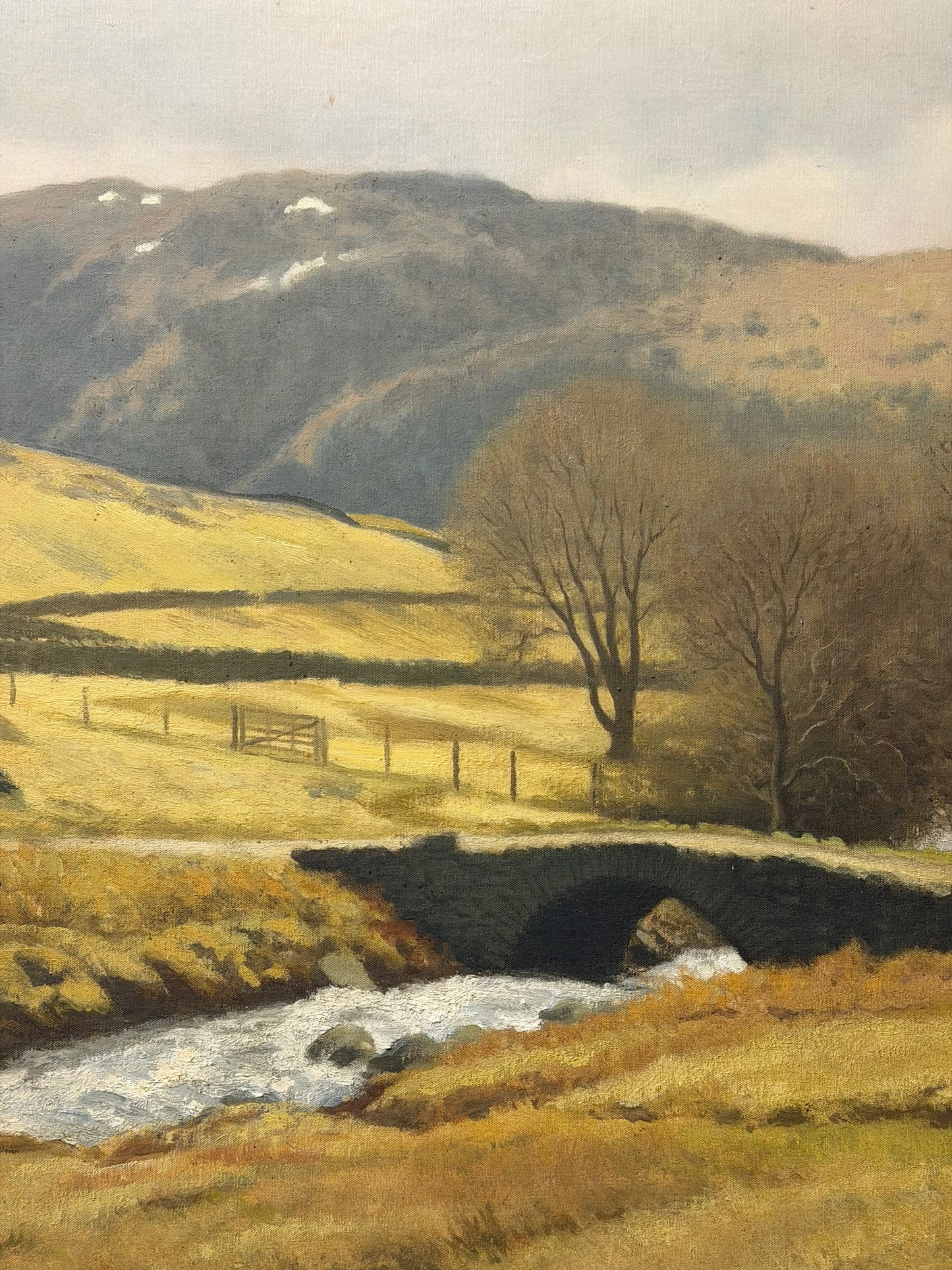 ‘Packhorse Bridge in Cumbria’ Oil on Canvas