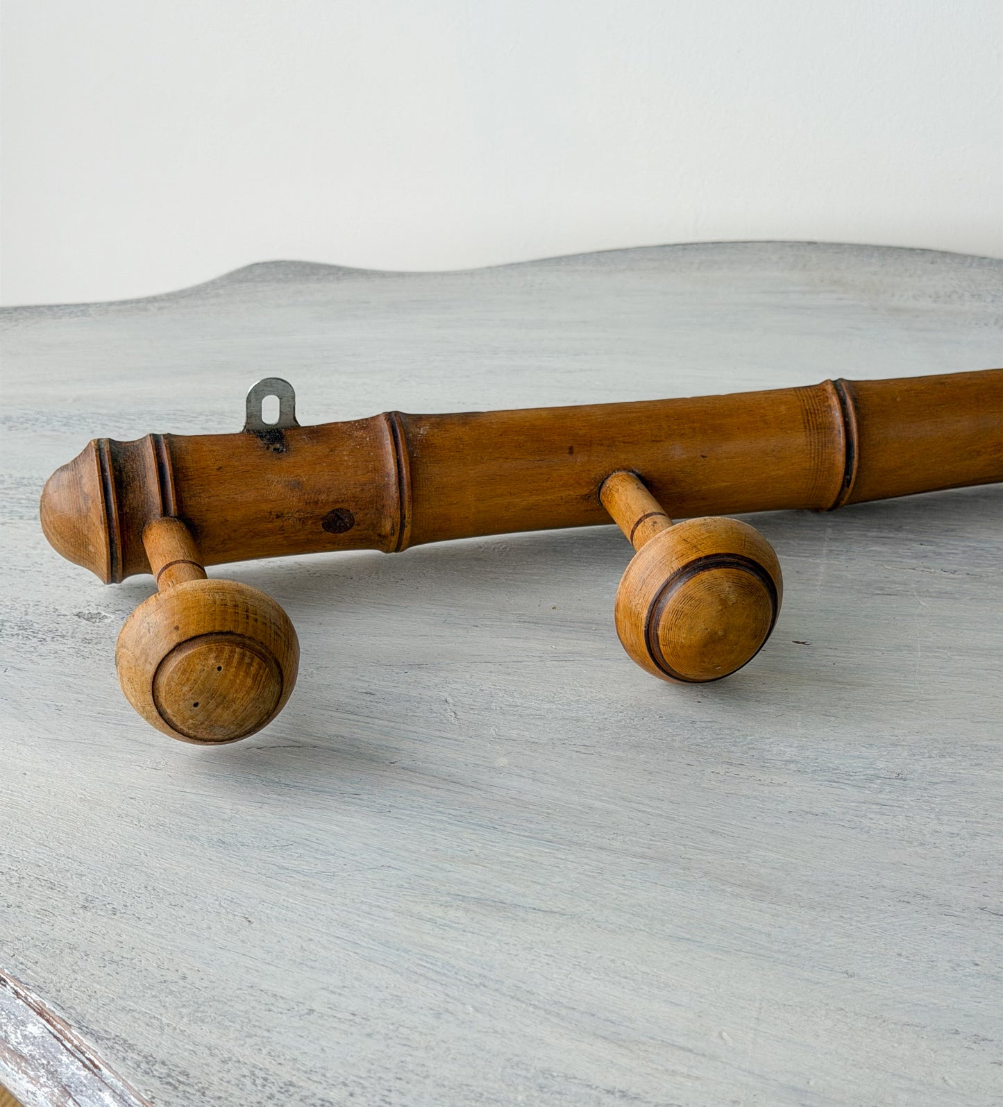 French Faux Bamboo Coat Rack